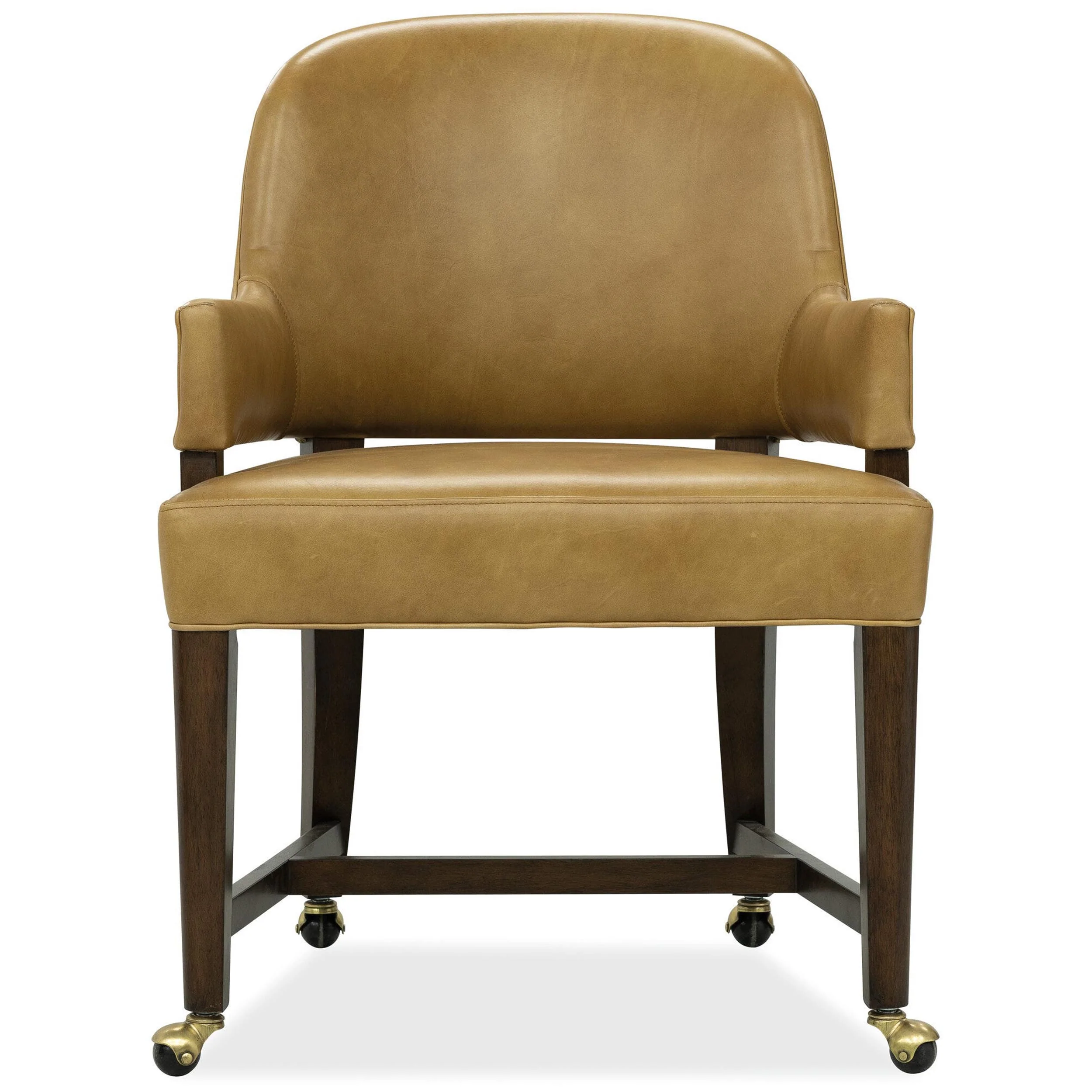 Archives Leather Game Chair, Dark Blond - Image 2