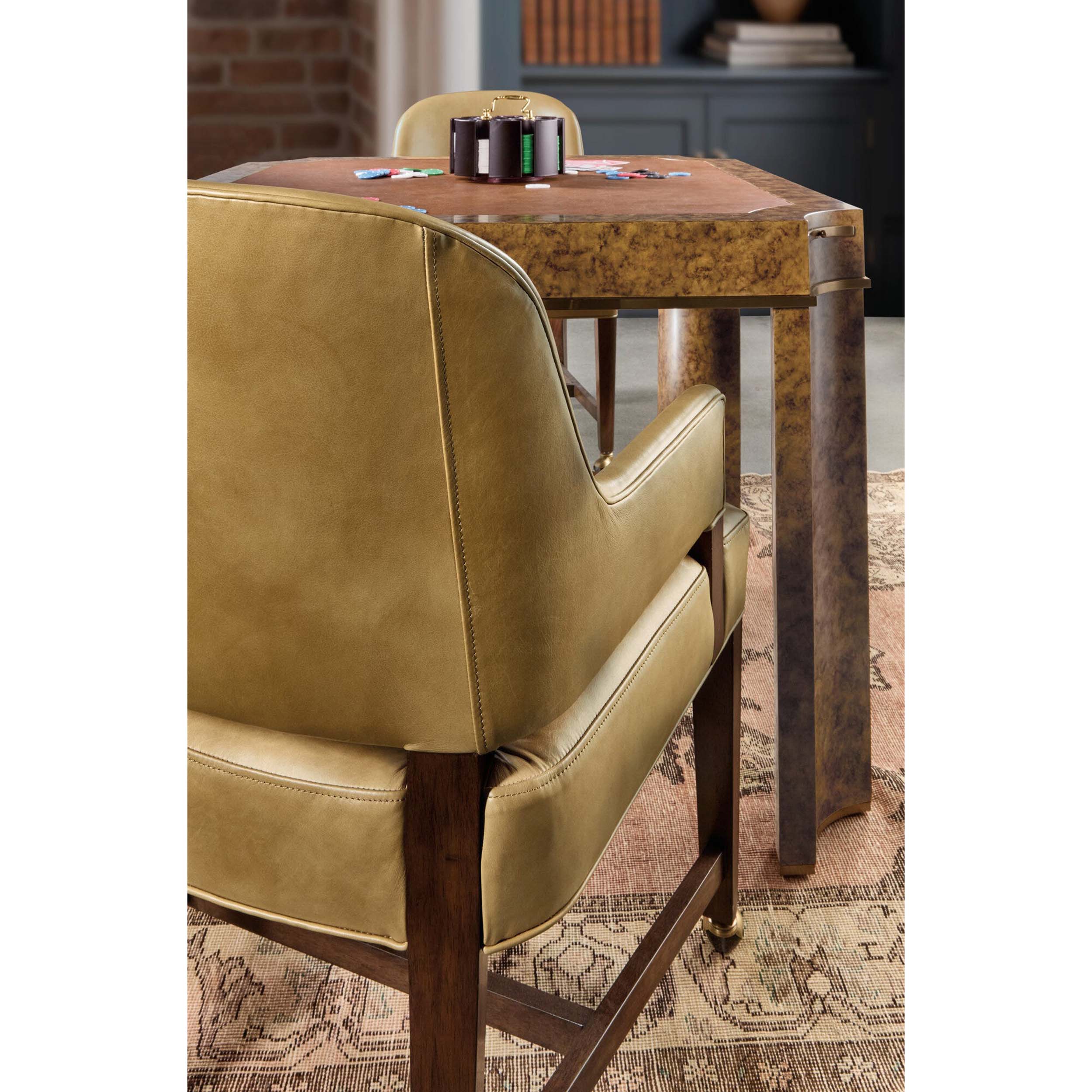 Archives Leather Game Chair, Dark Blond - Image 5