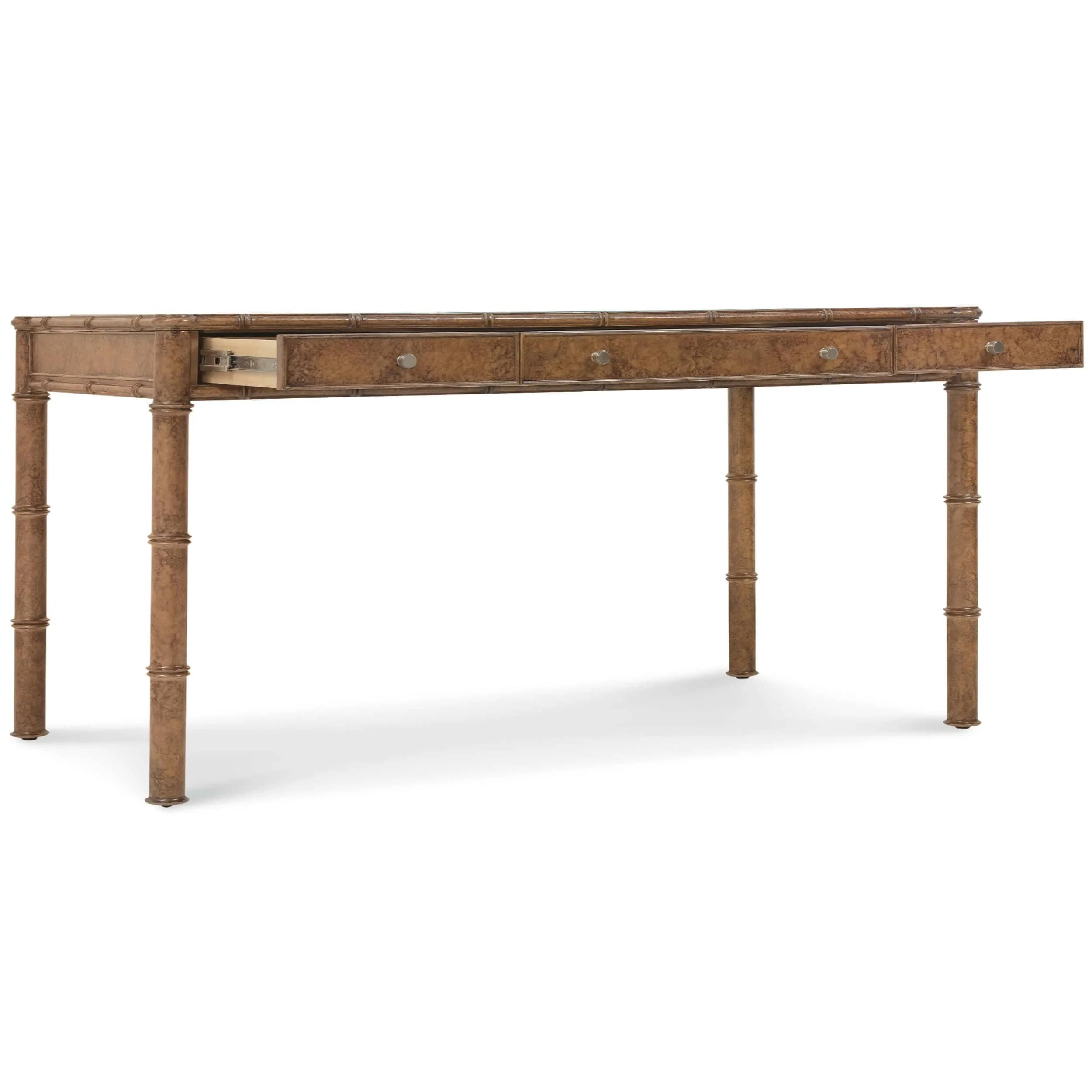 Archives Writing Desk, Faux-Tortoise Shell - Image 4
