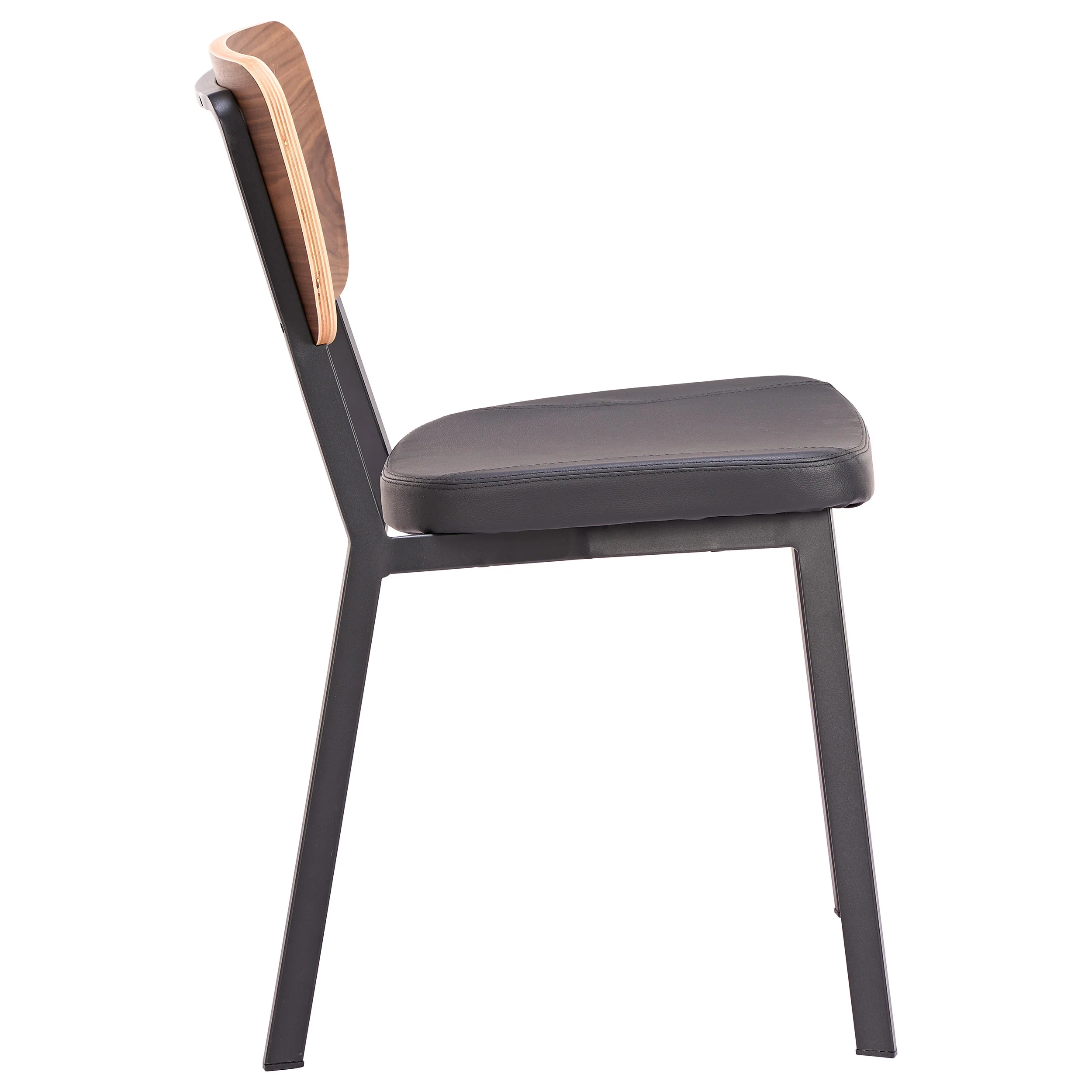 Ardenne Dining Chair, Black/Brown, Set of 2 - Image 3