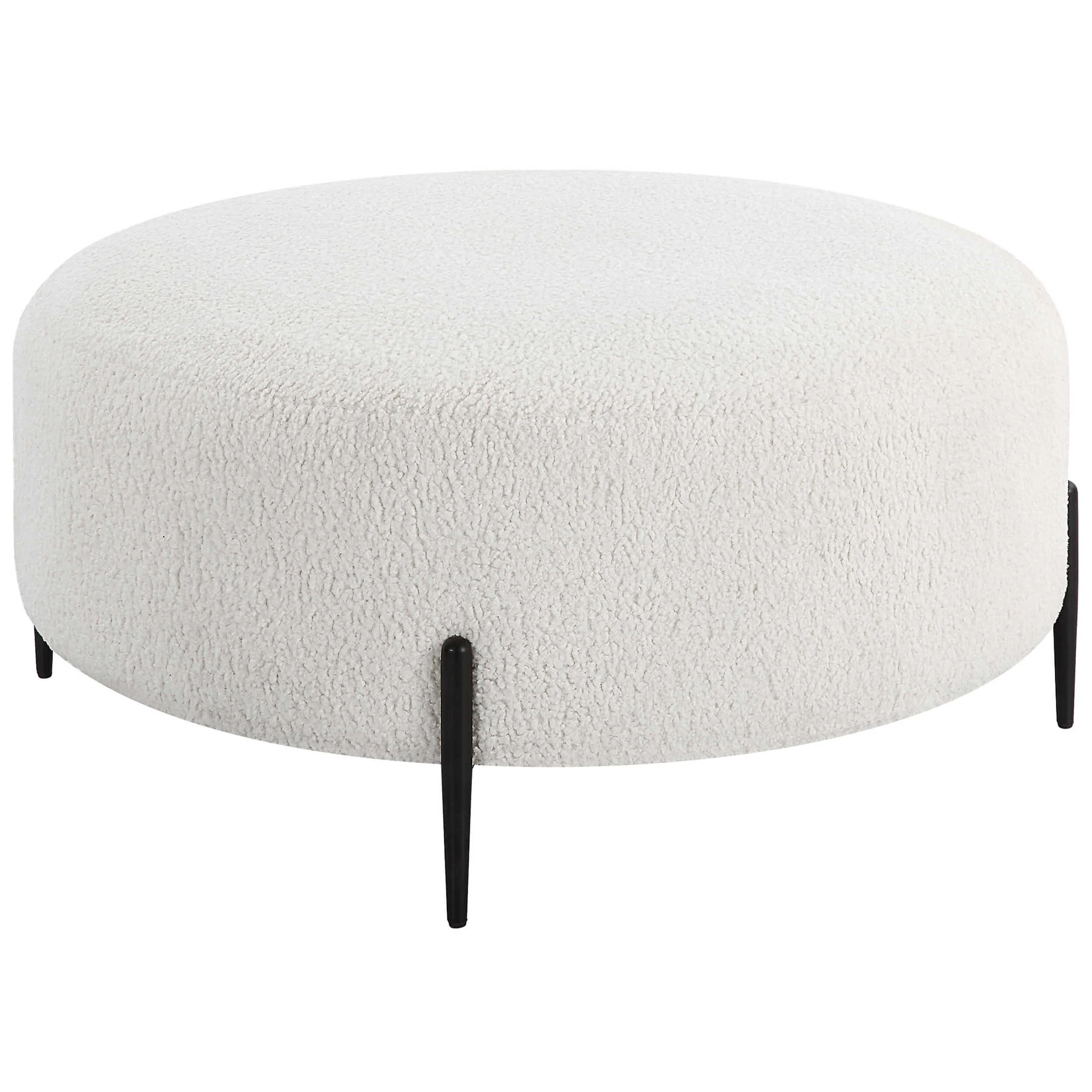 Arles Large Ottoman, White - Image 2