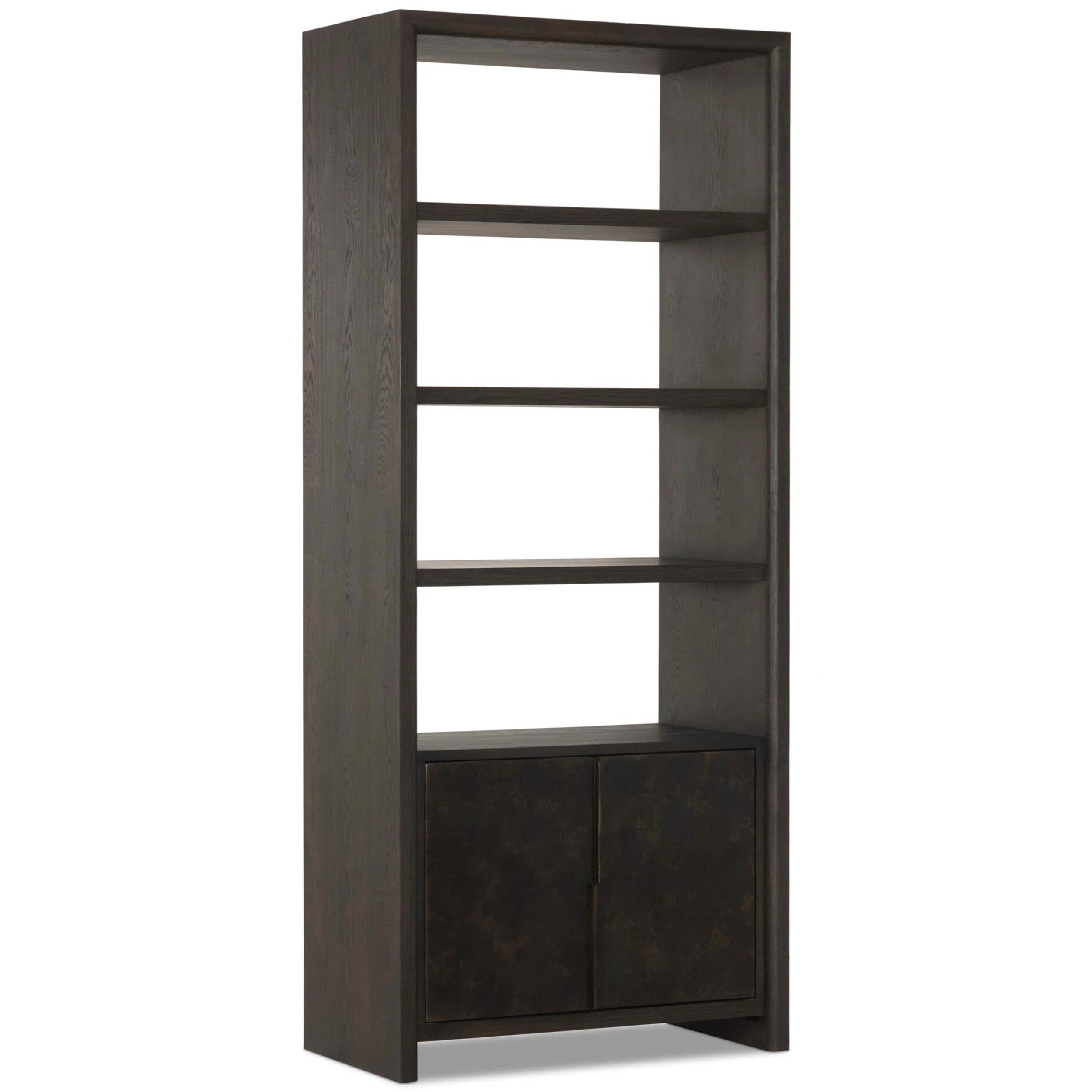 Arlington 2 Door Bookcase, Espresso by Four Hands