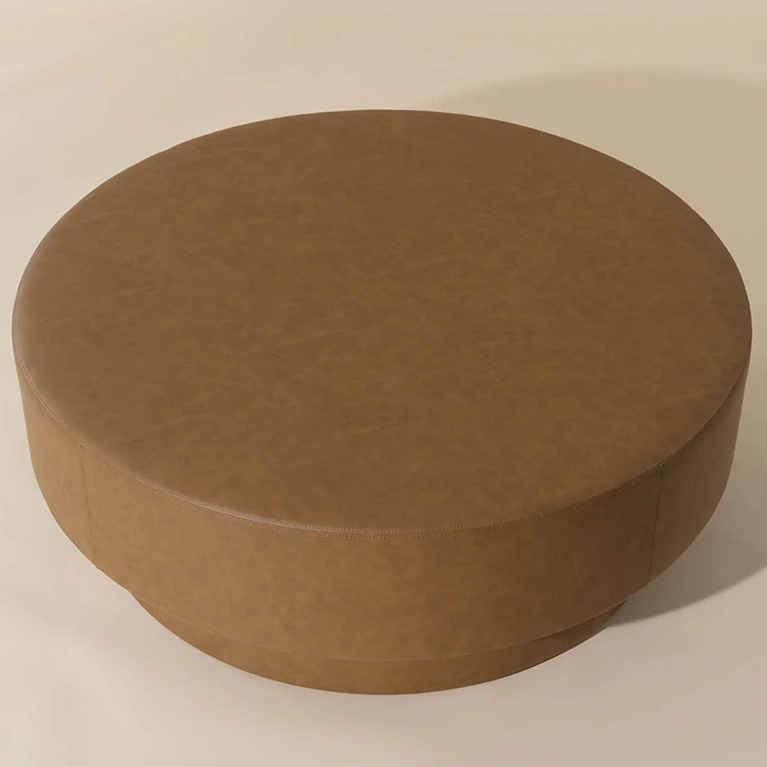 Arlo Ottoman, Milliken Cognac - Image 2