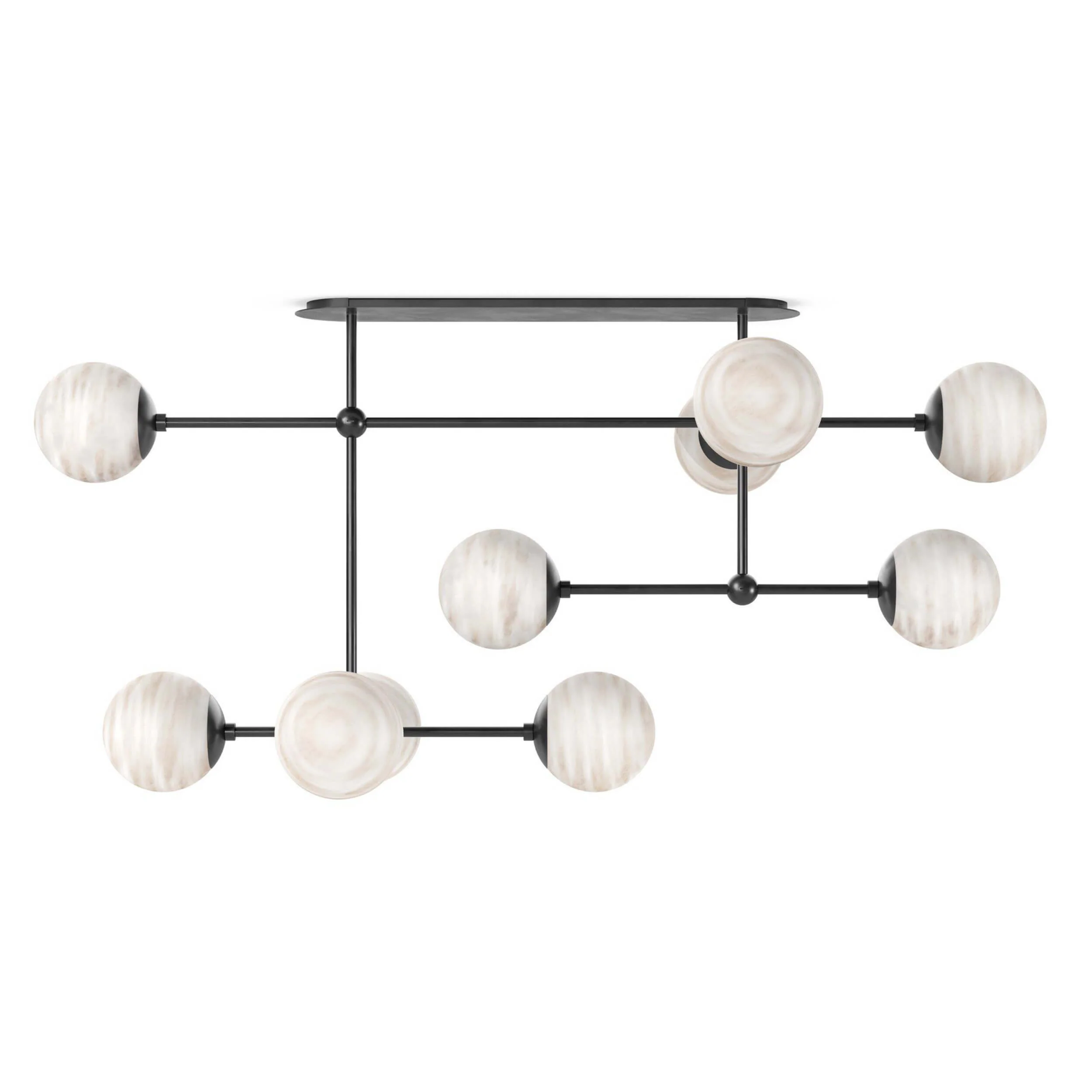 Armstrong Linear Chandelier, Black Gunmetal by Four Hands