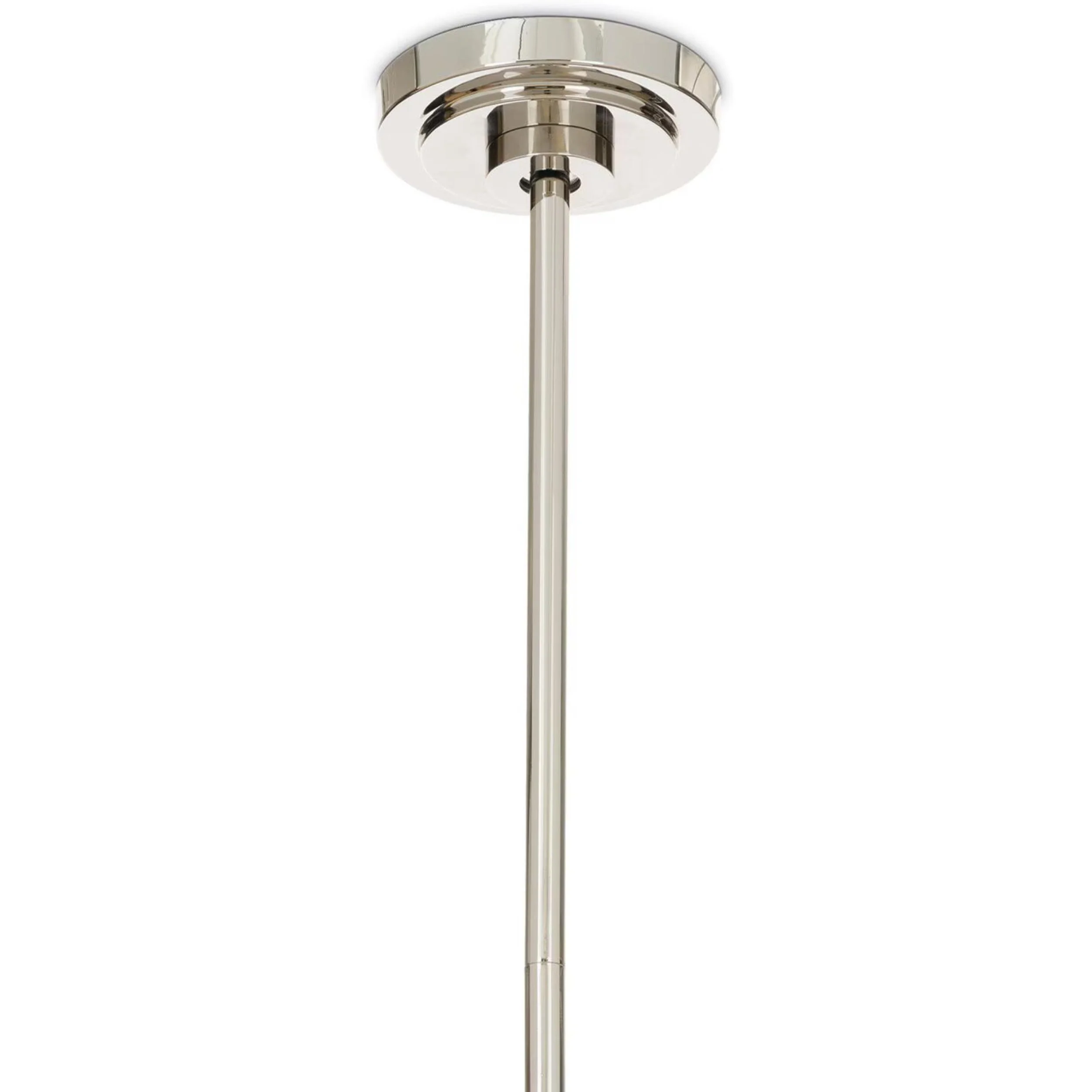 Artemis Single Pendant, Polished Nickel/Alabaster - Image 3