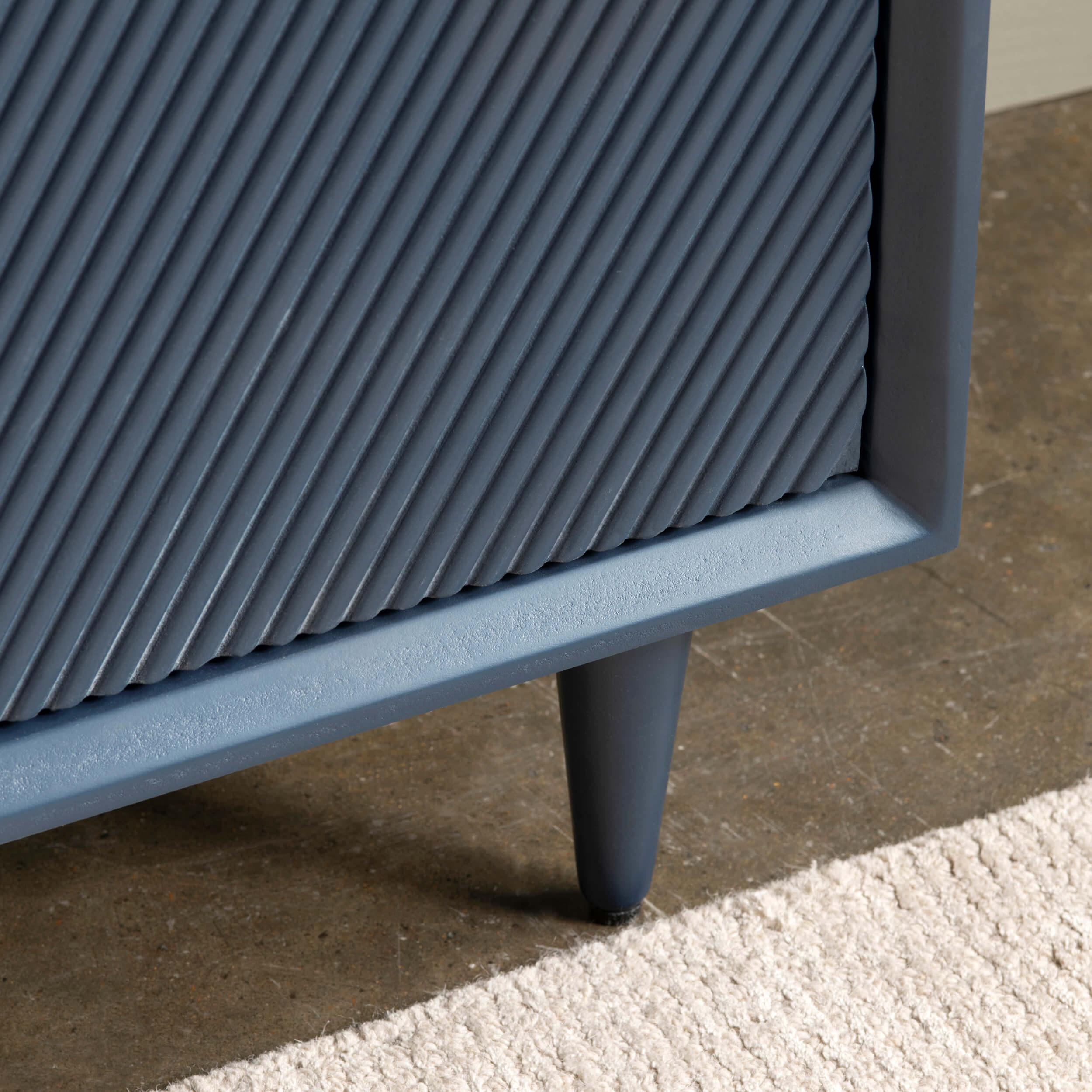 Arvada 4 Door Sideboard, Blue - Image 6