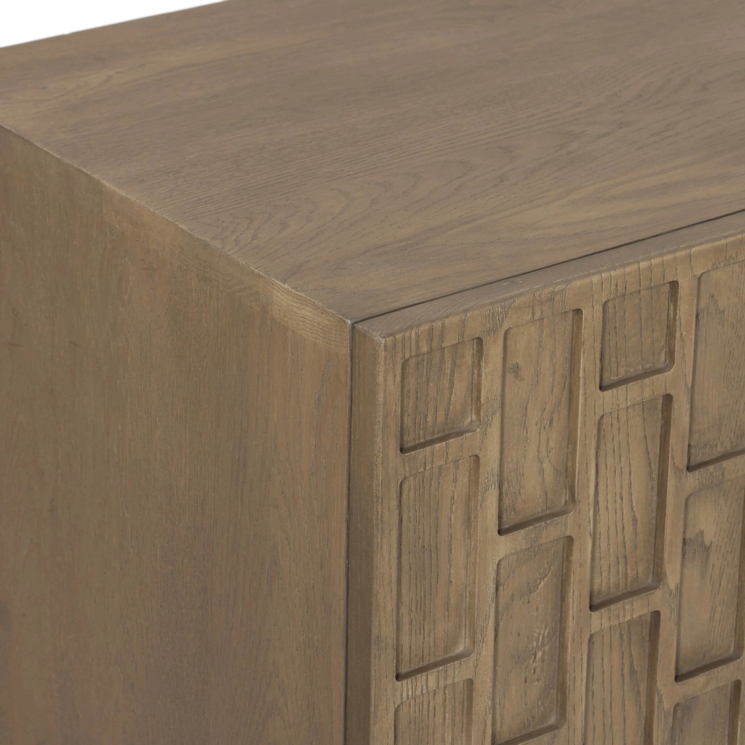 Asbury Media Console, Light Wash by Four Hands - Image 5