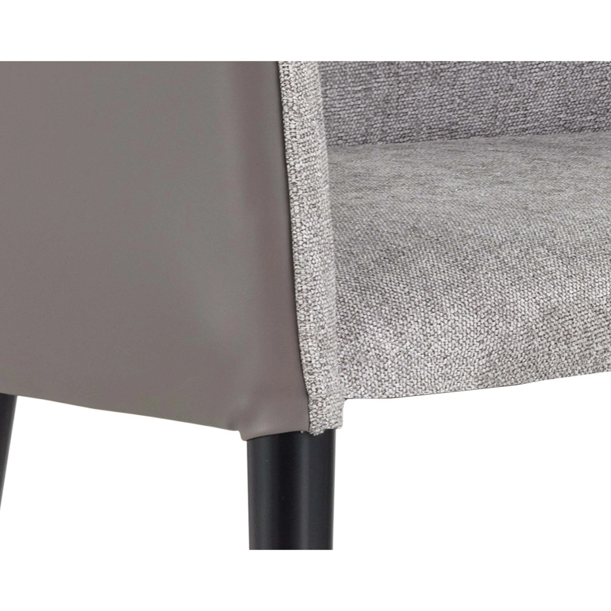Asher Arm Chair, Flint Grey, Set of 2 - Image 5