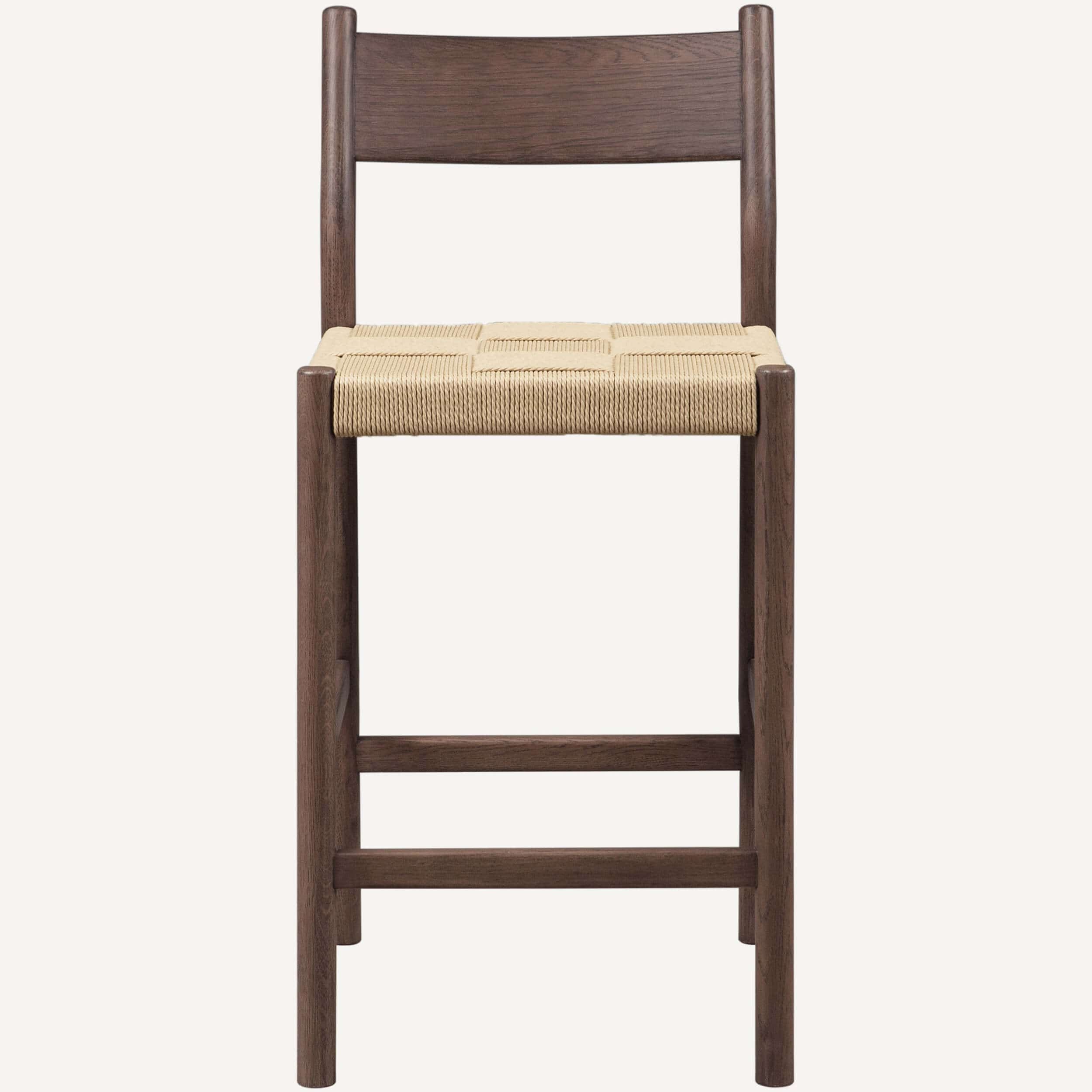 Asher Counter Stool, Walnut, Set of 2 - Image 2
