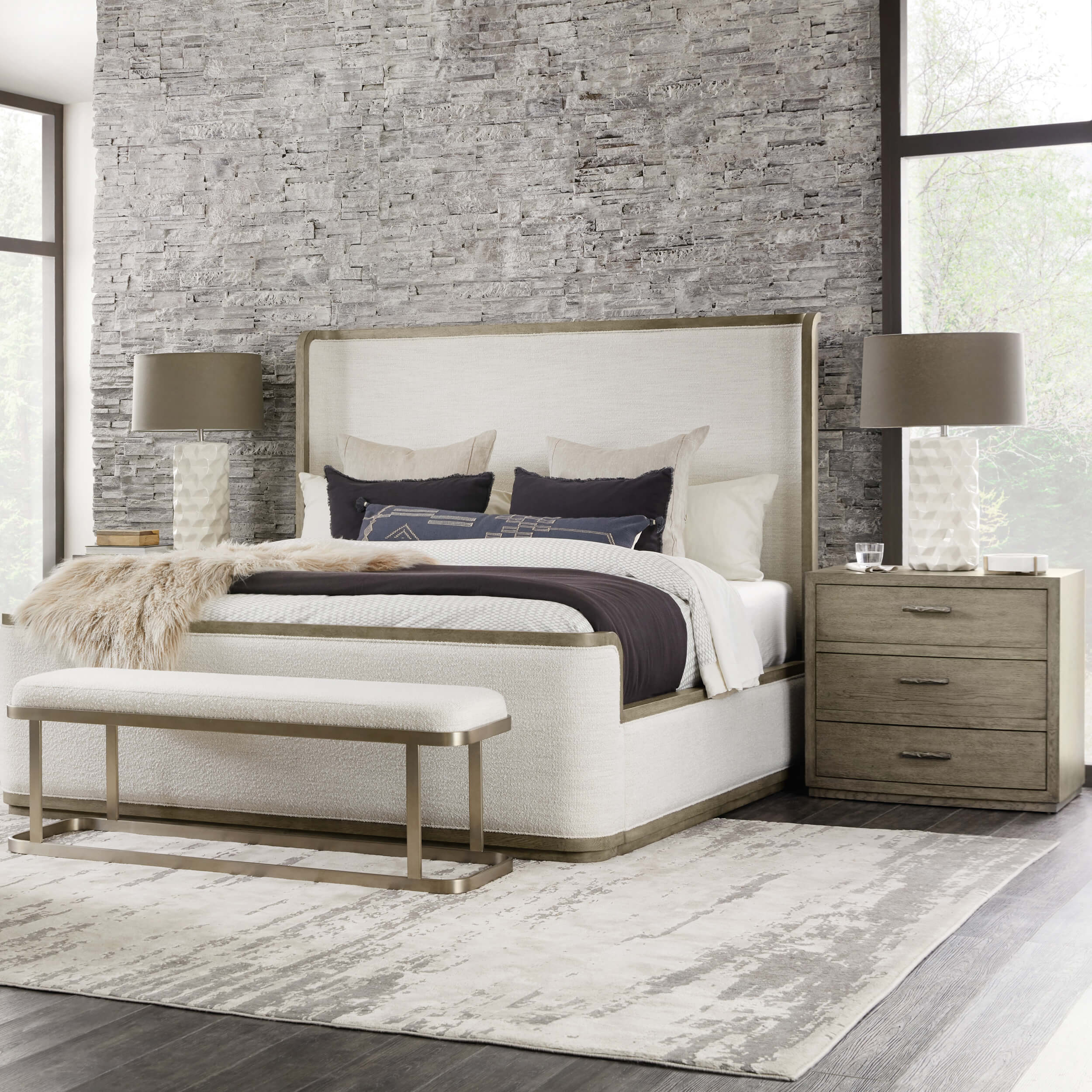 Ashford 3 Drawer Nightstand - Image 4