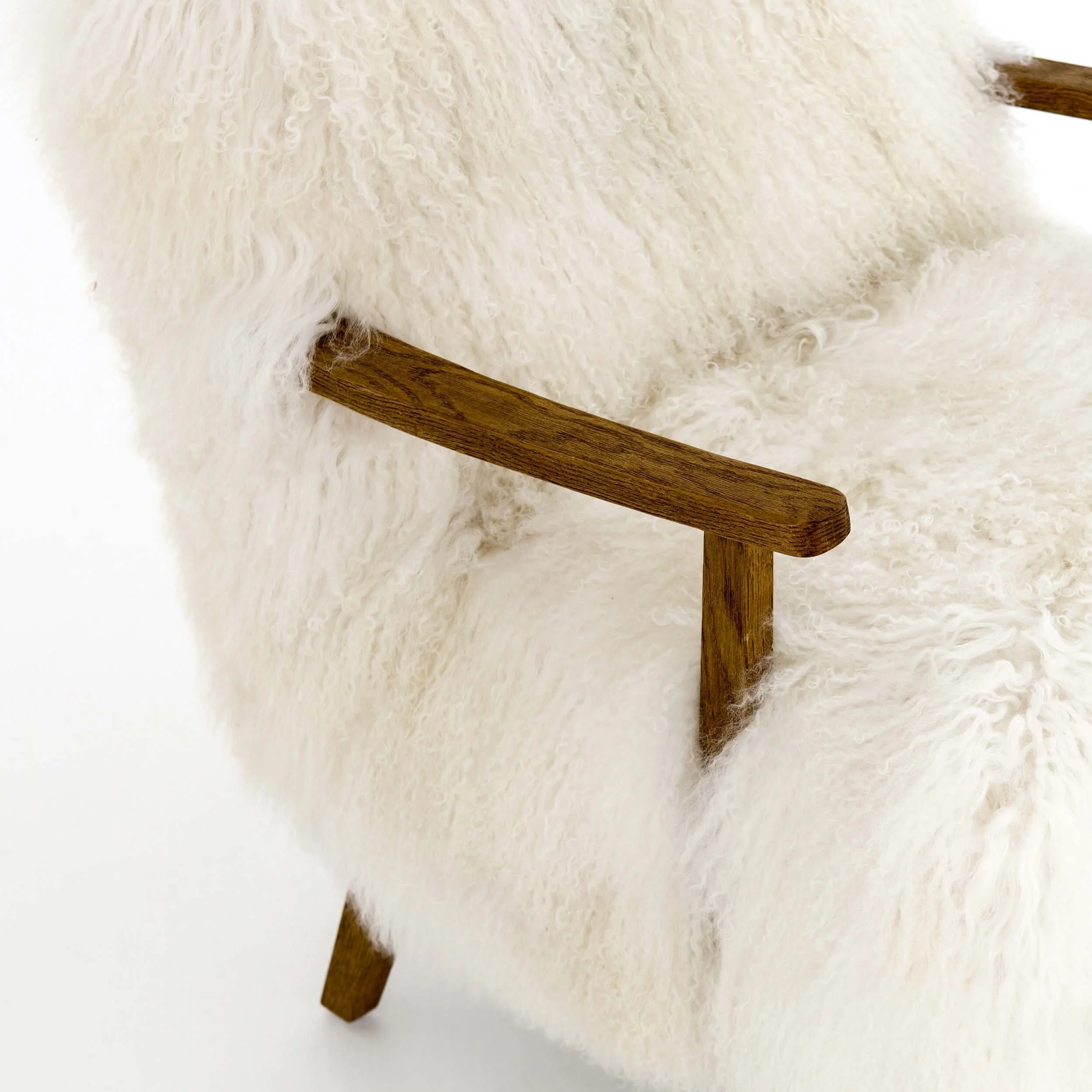 Ashland Armchair, Cream/Drifted Oak - Image 5