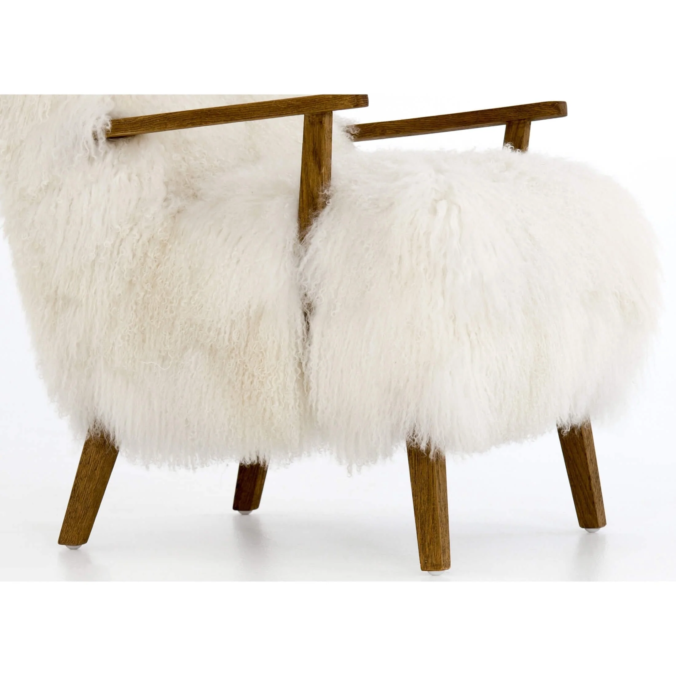 Ashland Armchair, Cream/Drifted Oak - Image 6