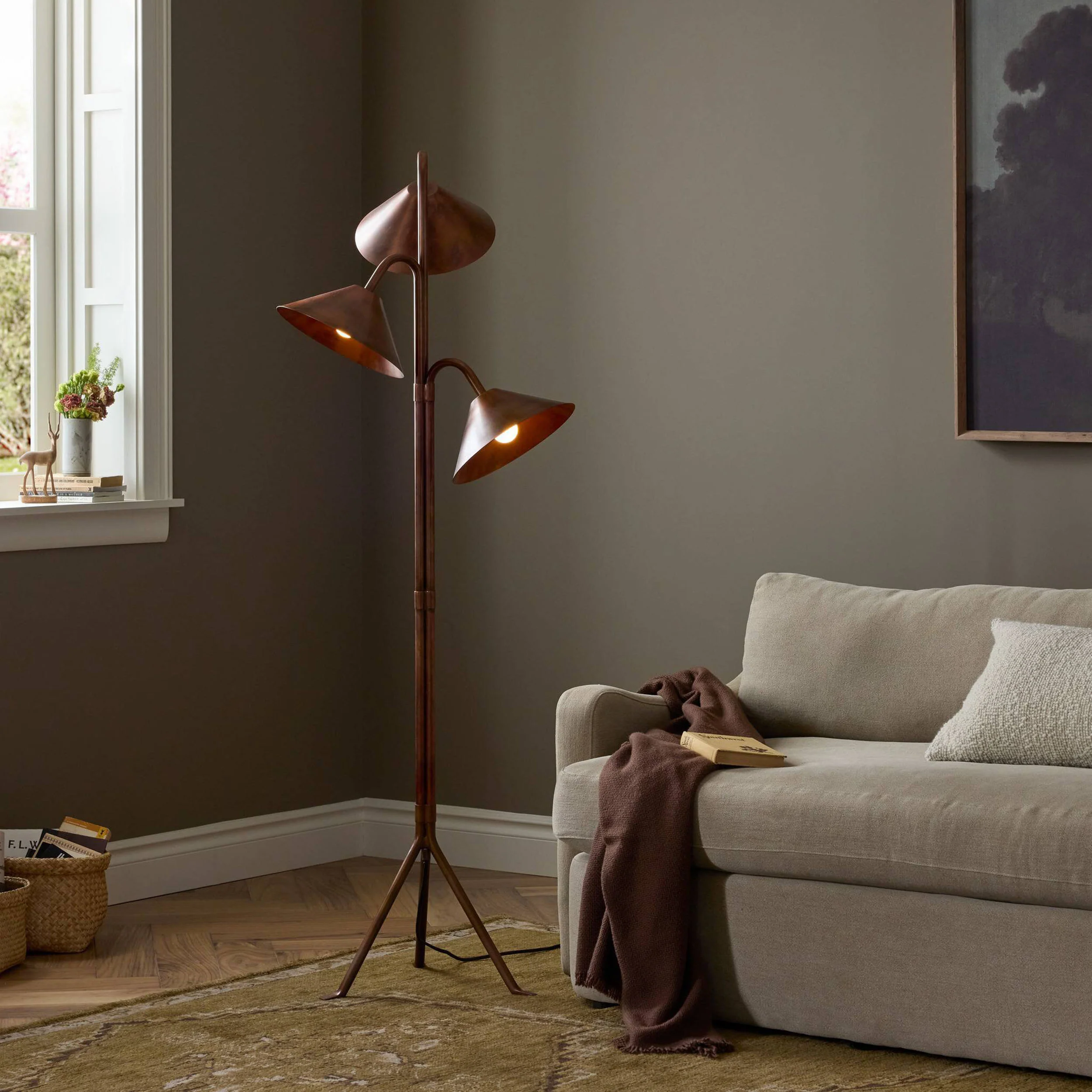 Asten Floor Lamp, Iridescent Acid Wash by Amber Lewis x Four Hands - Image 7