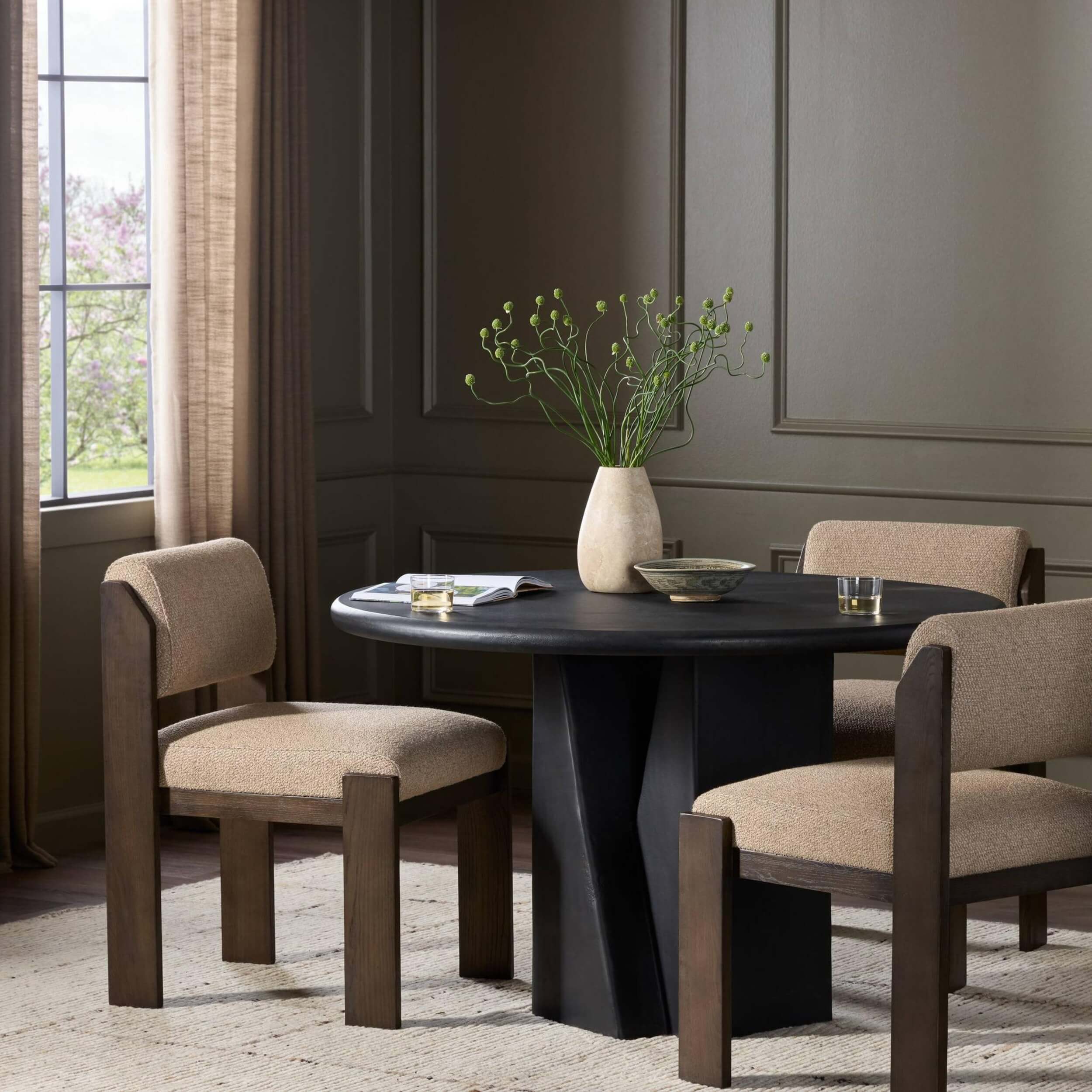 Aster Dining Table, Black Antique by Four Hands - Image 7