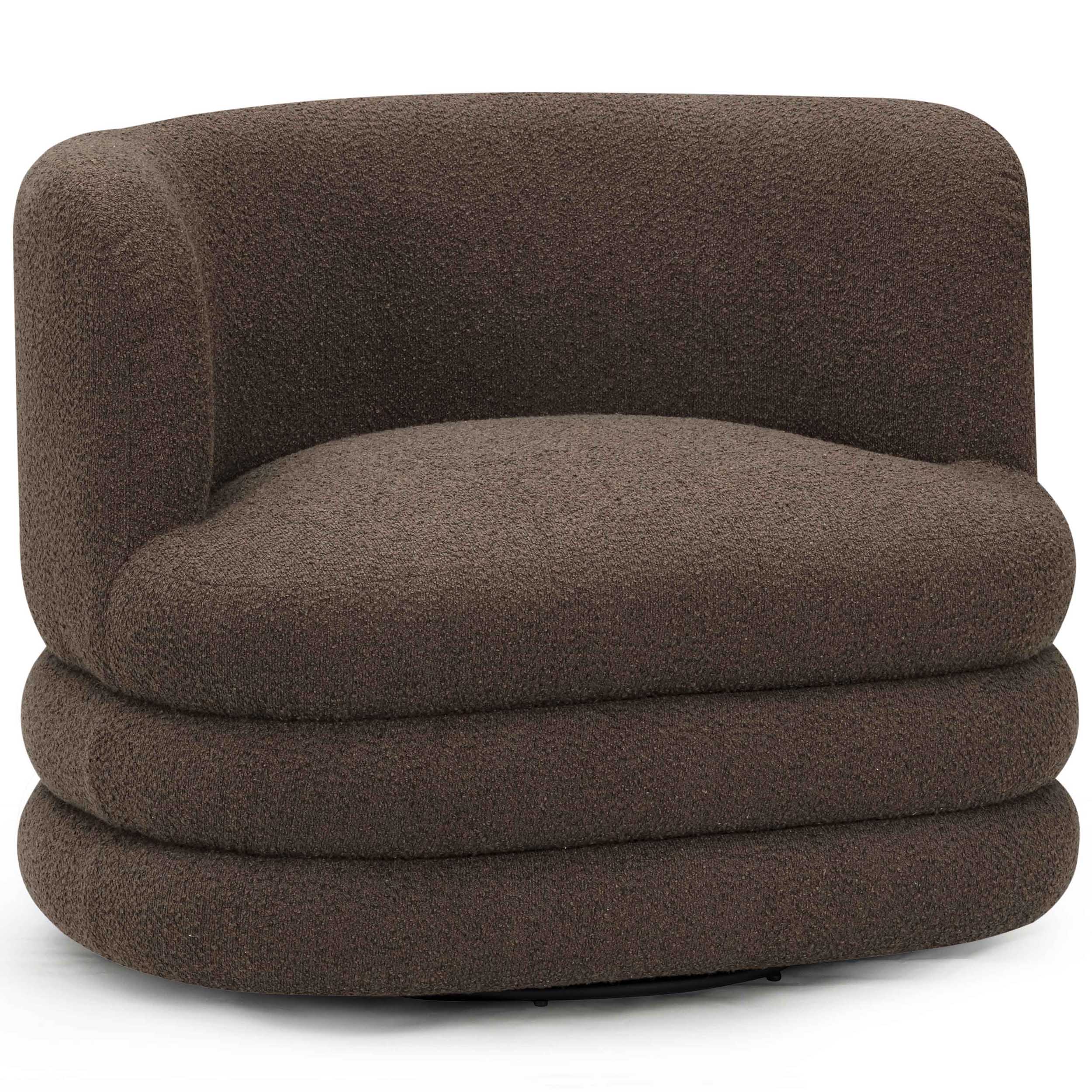 Astor Swivel Chair, Brown