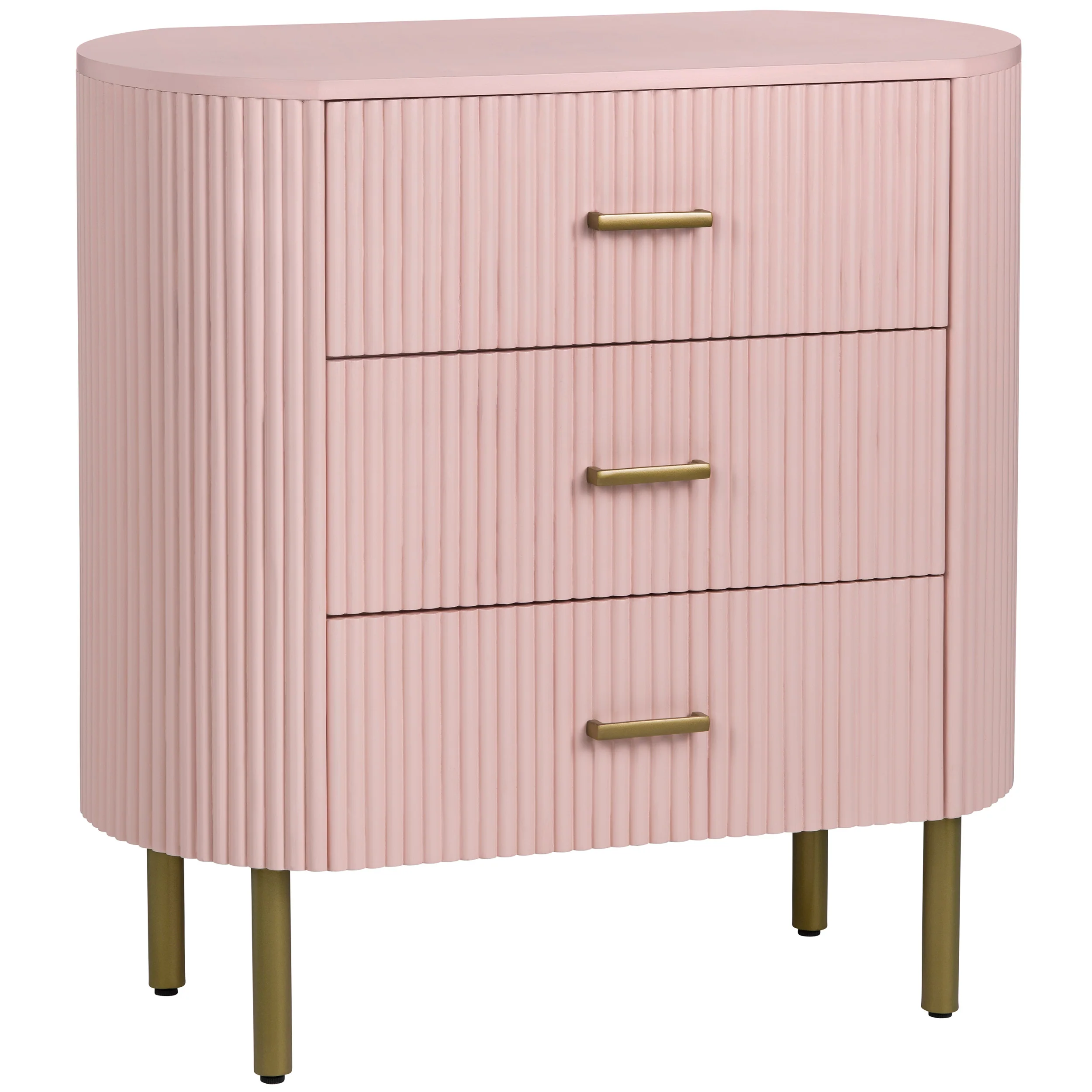 Astoria 3 Drawer Chest, Pink - Image 2