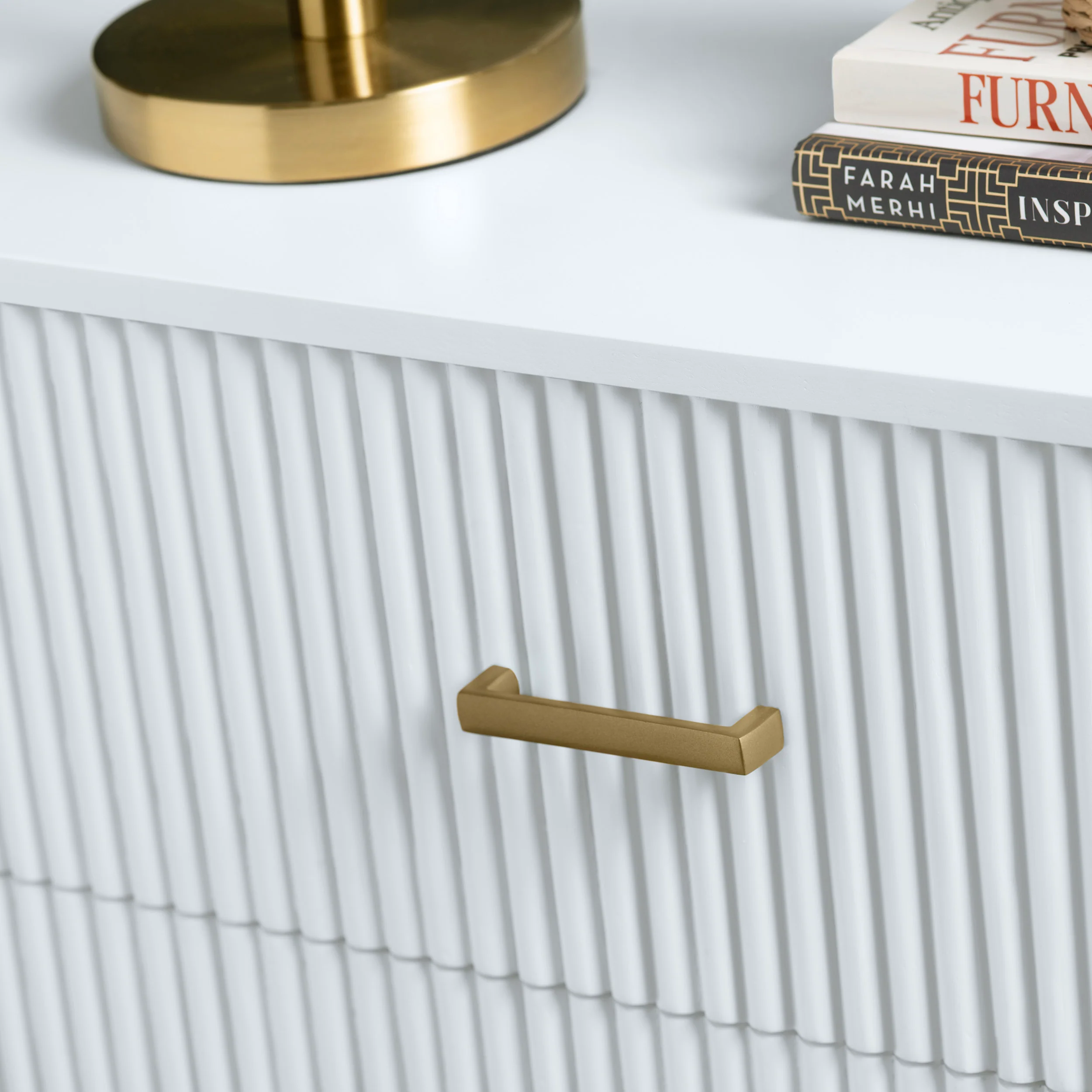 Astoria 3 Drawer Chest, White - Image 4