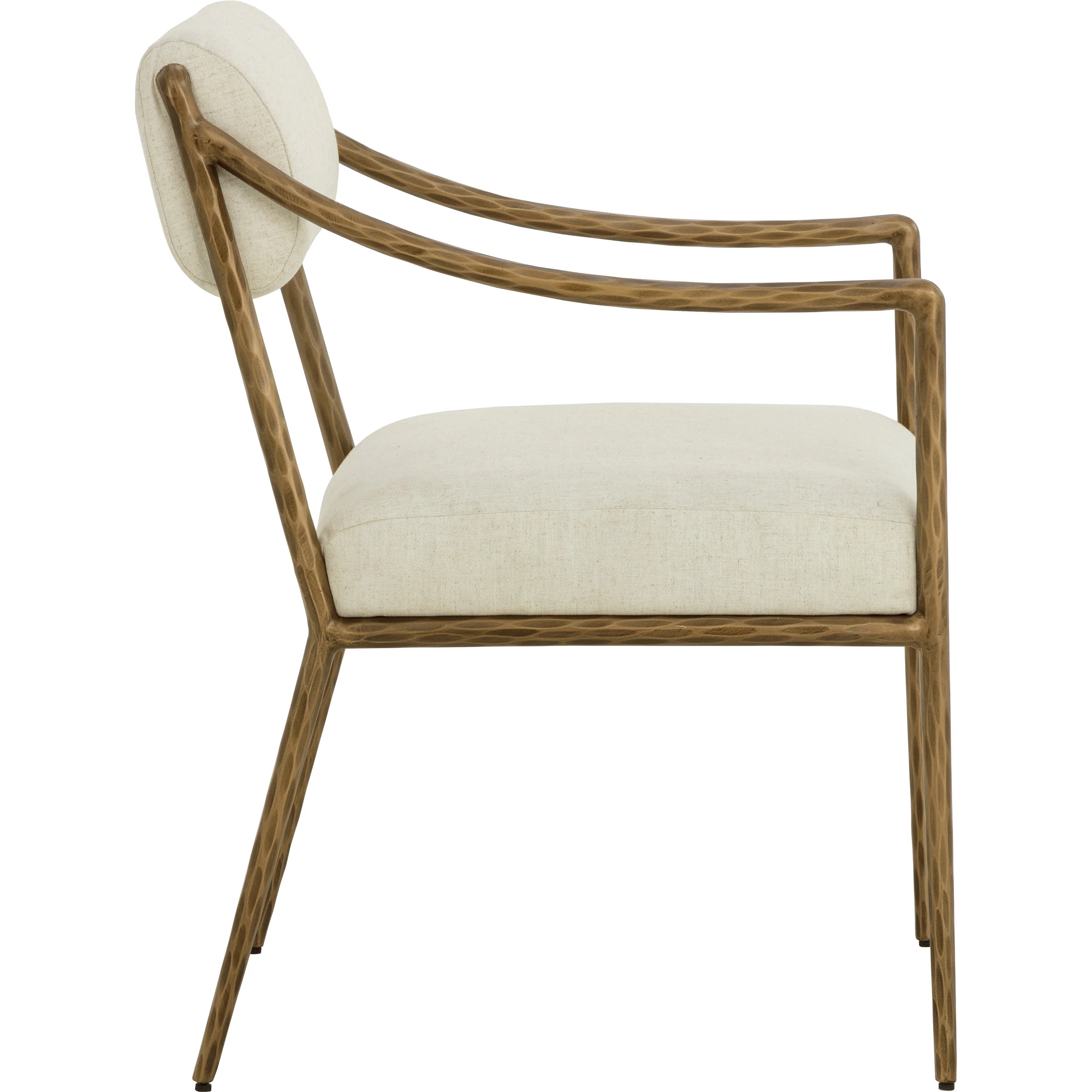 Letica Dining Armchair, Geralt Linen - Image 3