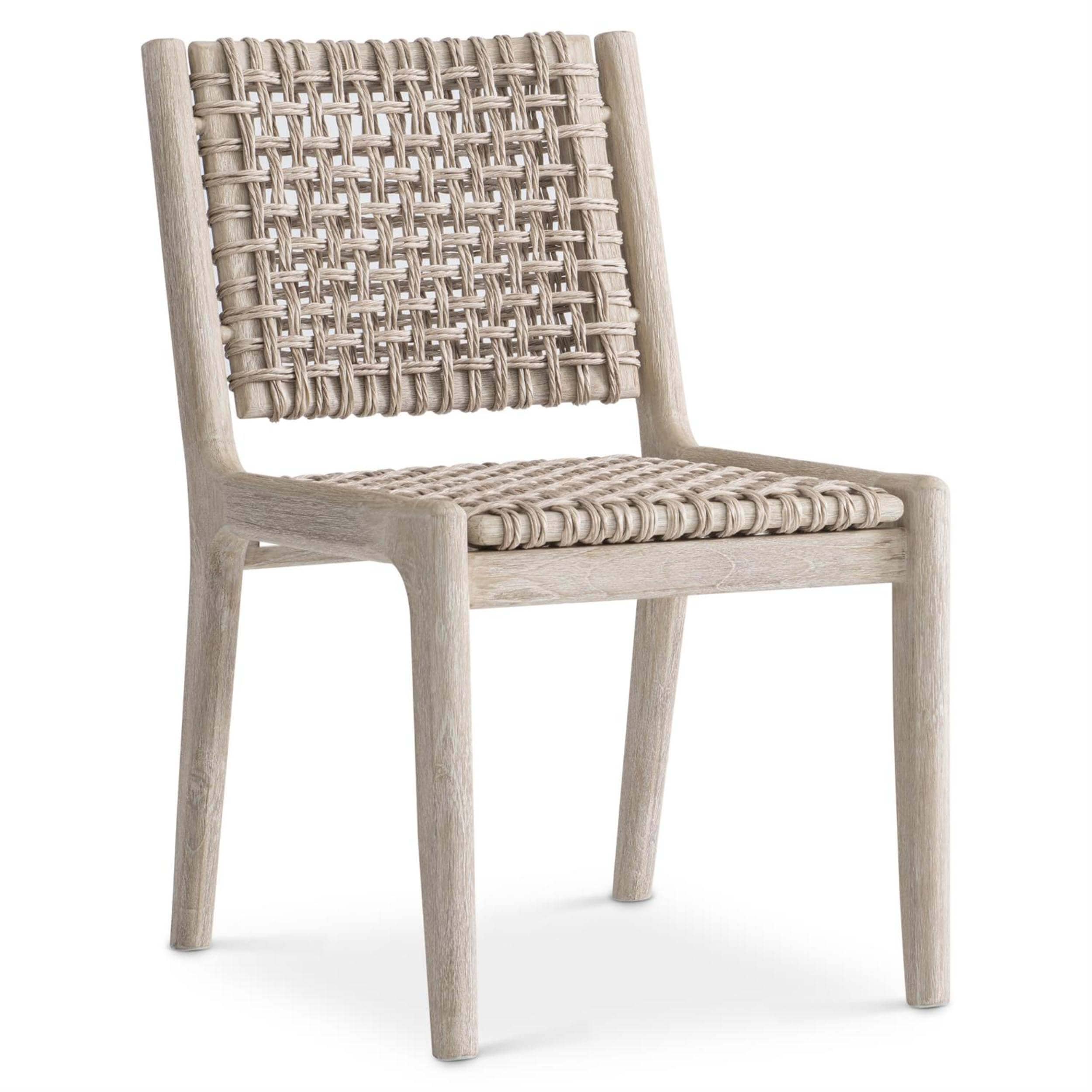 Atlas Outdoor Side Chair, Sea Oat, Set of 2