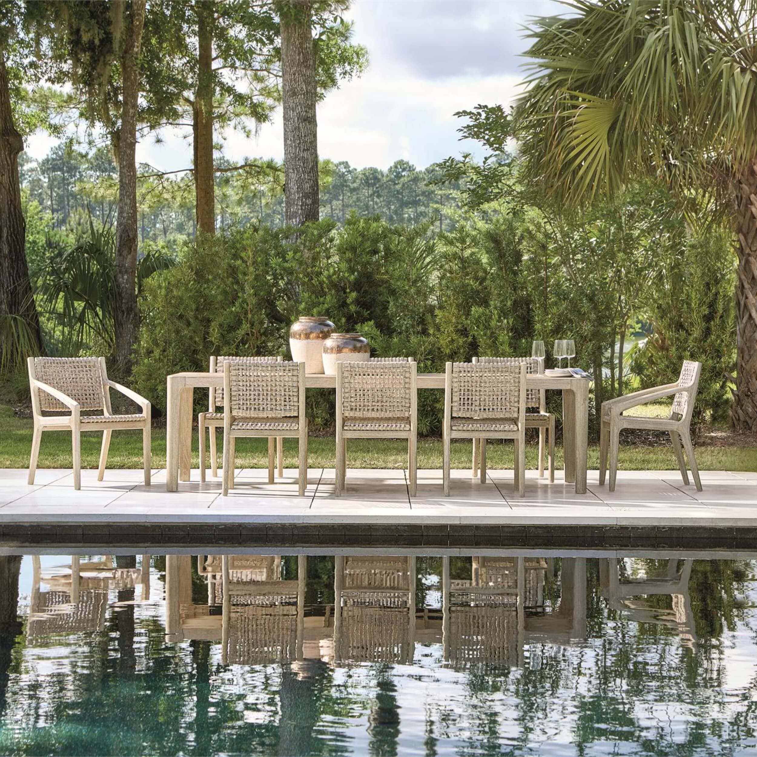 Atlas Outdoor Side Chair, Sea Oat, Set of 2 - Image 7