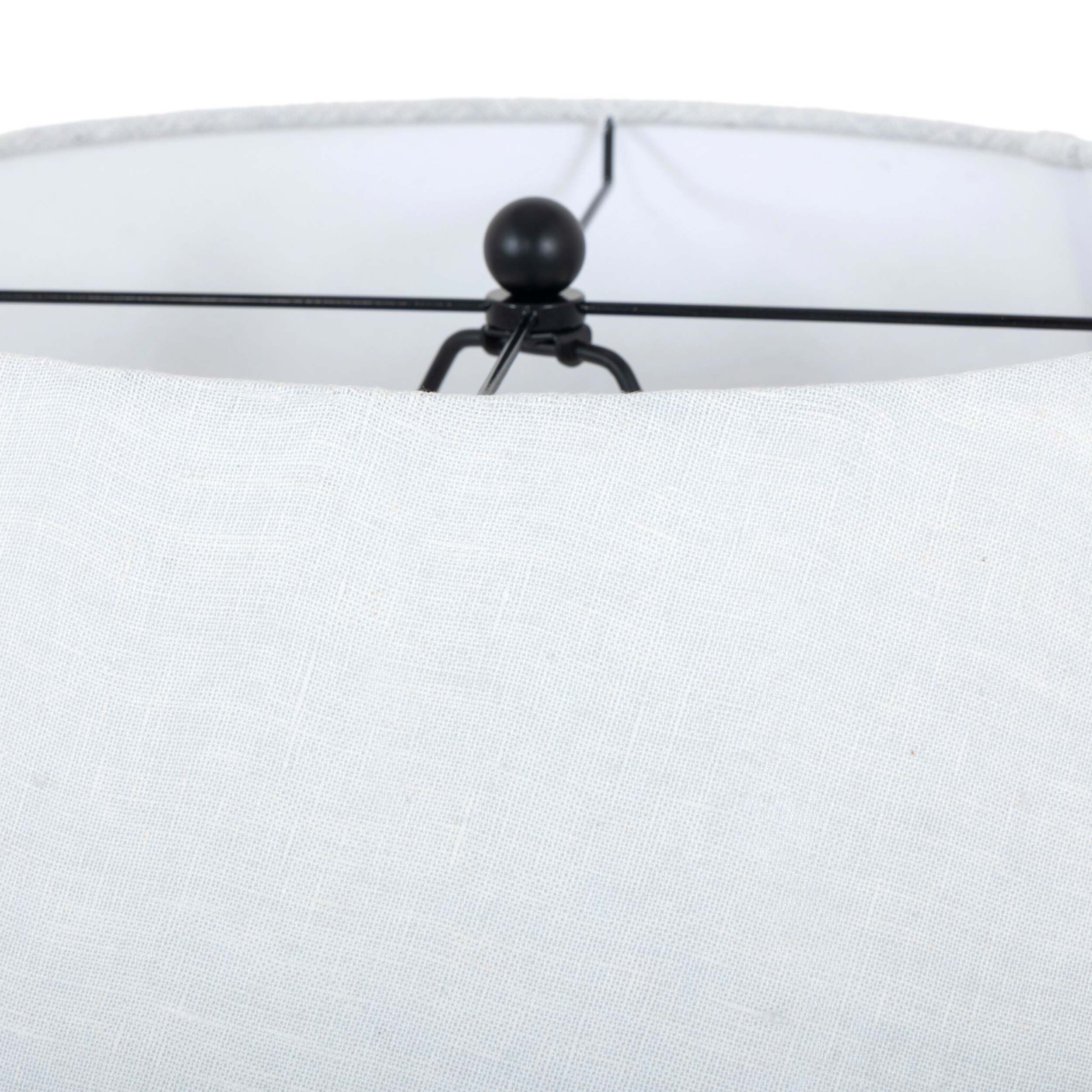 Atrani Table Lamp, Aged Black Terracotta by Amber Lewis x Four Hands - Image 3