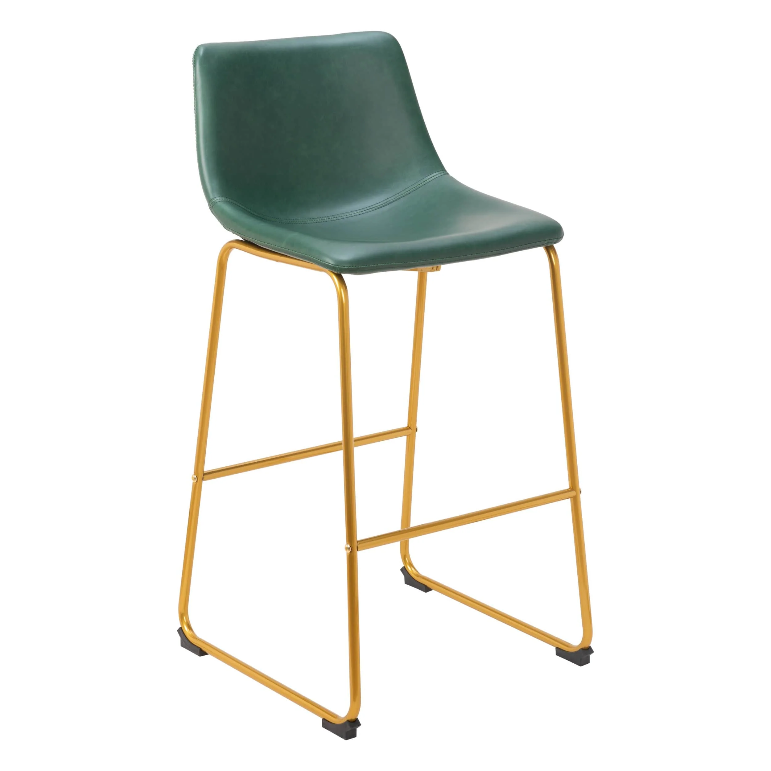 Augusta Barstool, Green, Set of 2