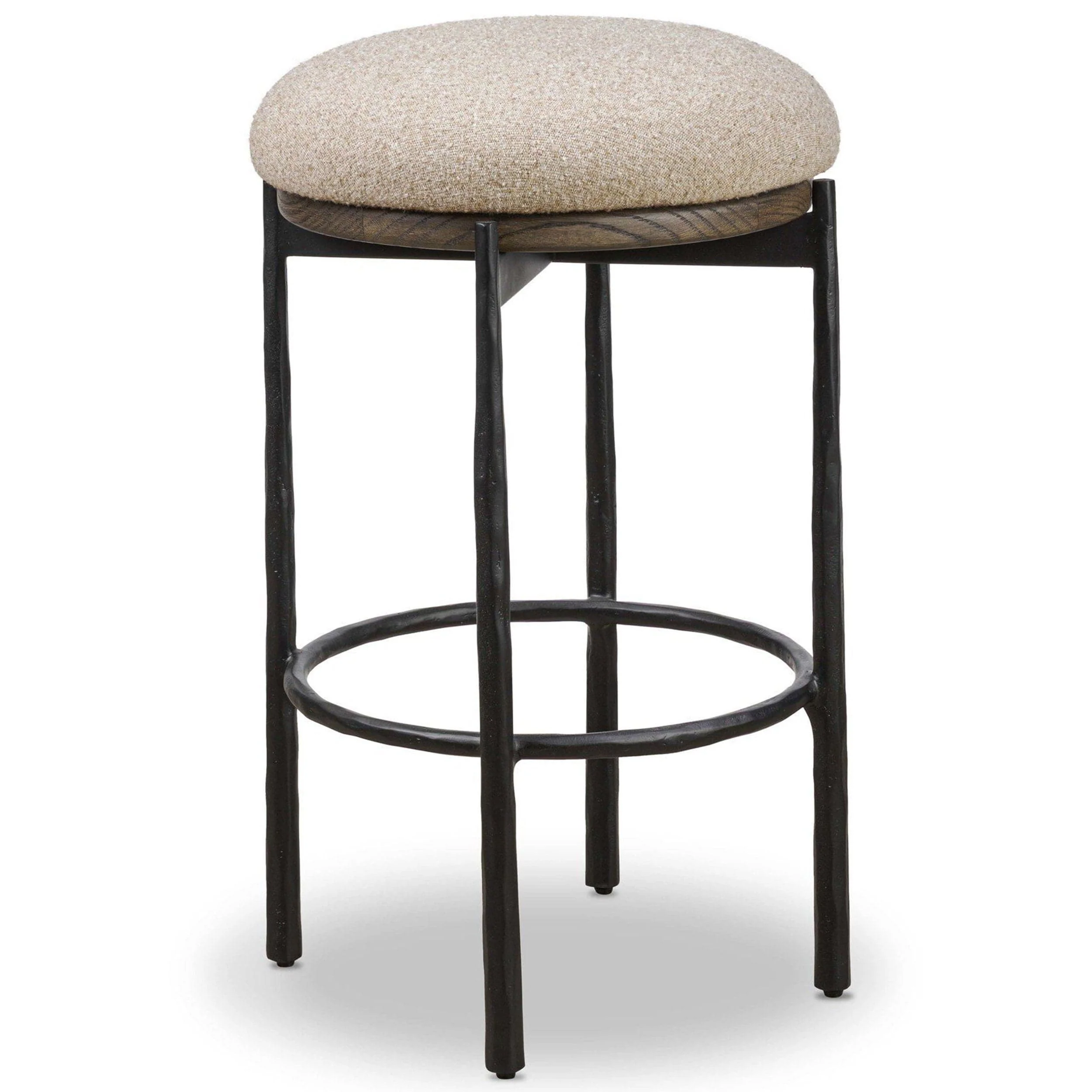 Cofer Swivel Bar & Counter Stool, Weslie Flax by Four Hands