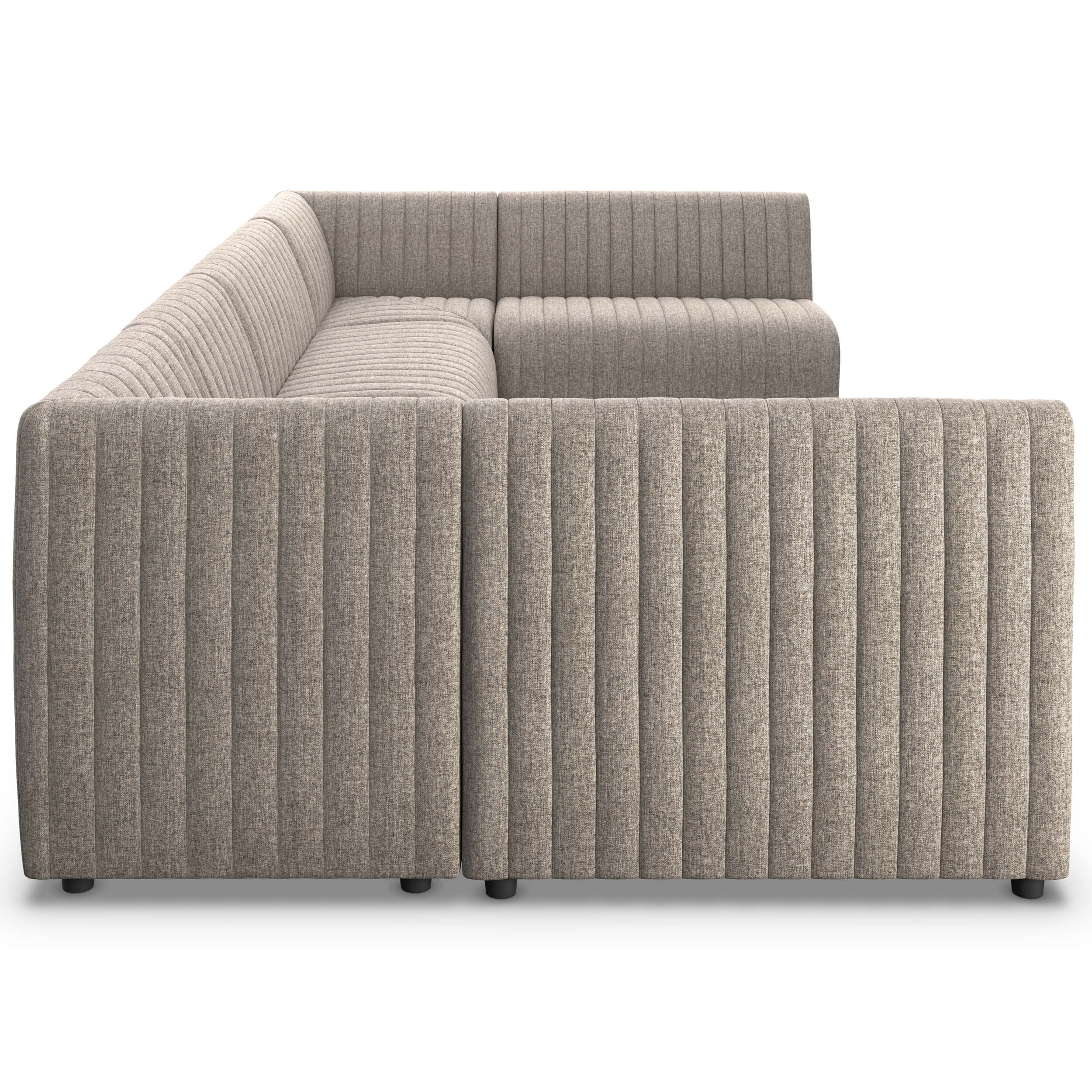 Augustine 120" Dining Banquette, Orly Natural - Image 2