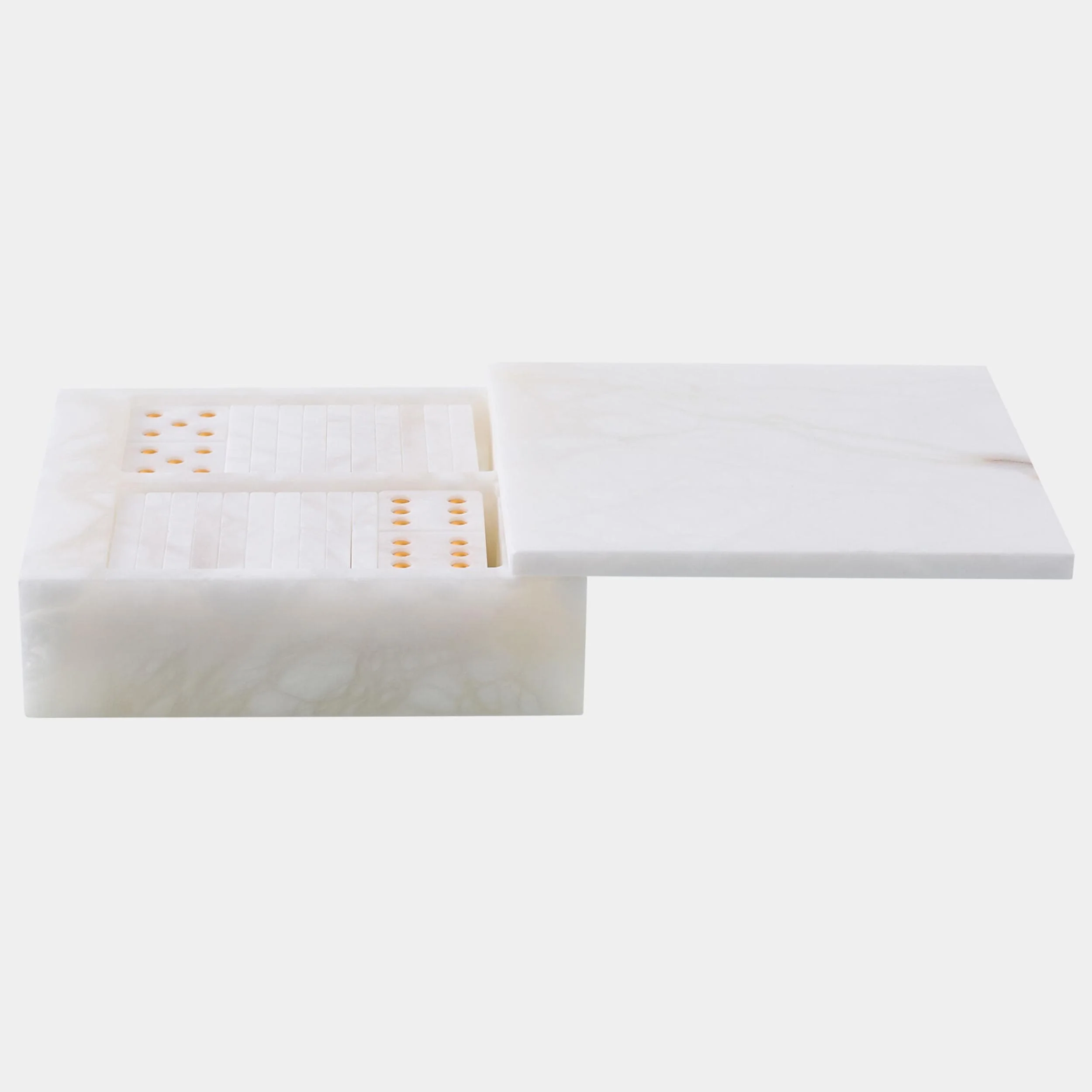 Augustus Domino Set, Alabaster - Image 4