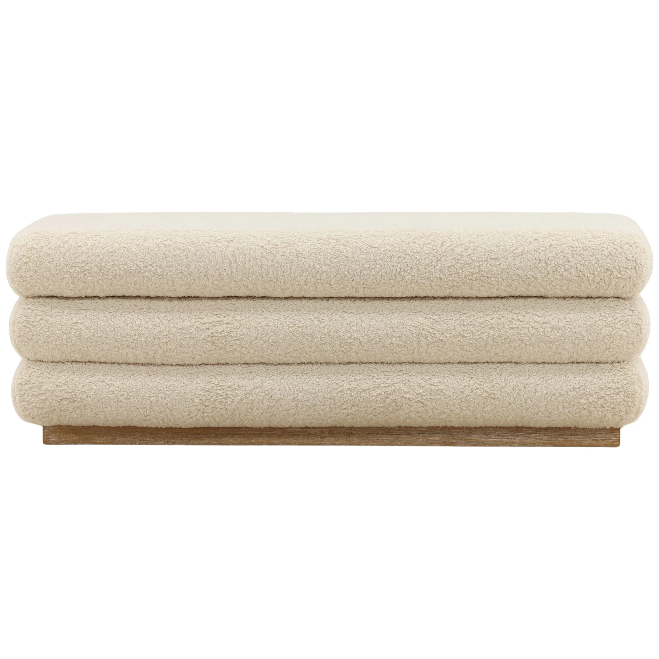 Aura Storage Bench, Cream - Image 2