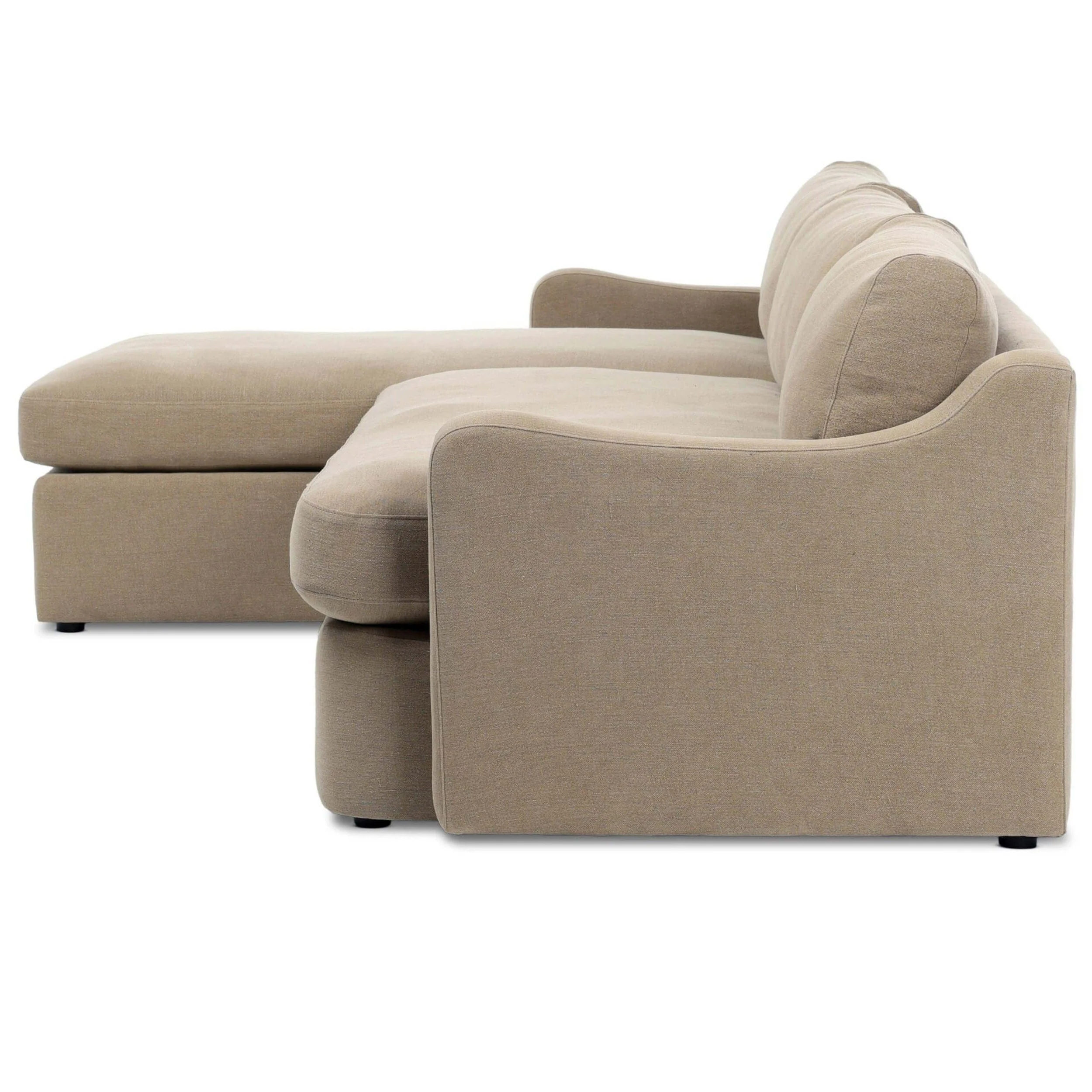 Aurelia 2 Piece Sectional, Broadway Canvas by Amber Lewis x Four Hands - Image 3