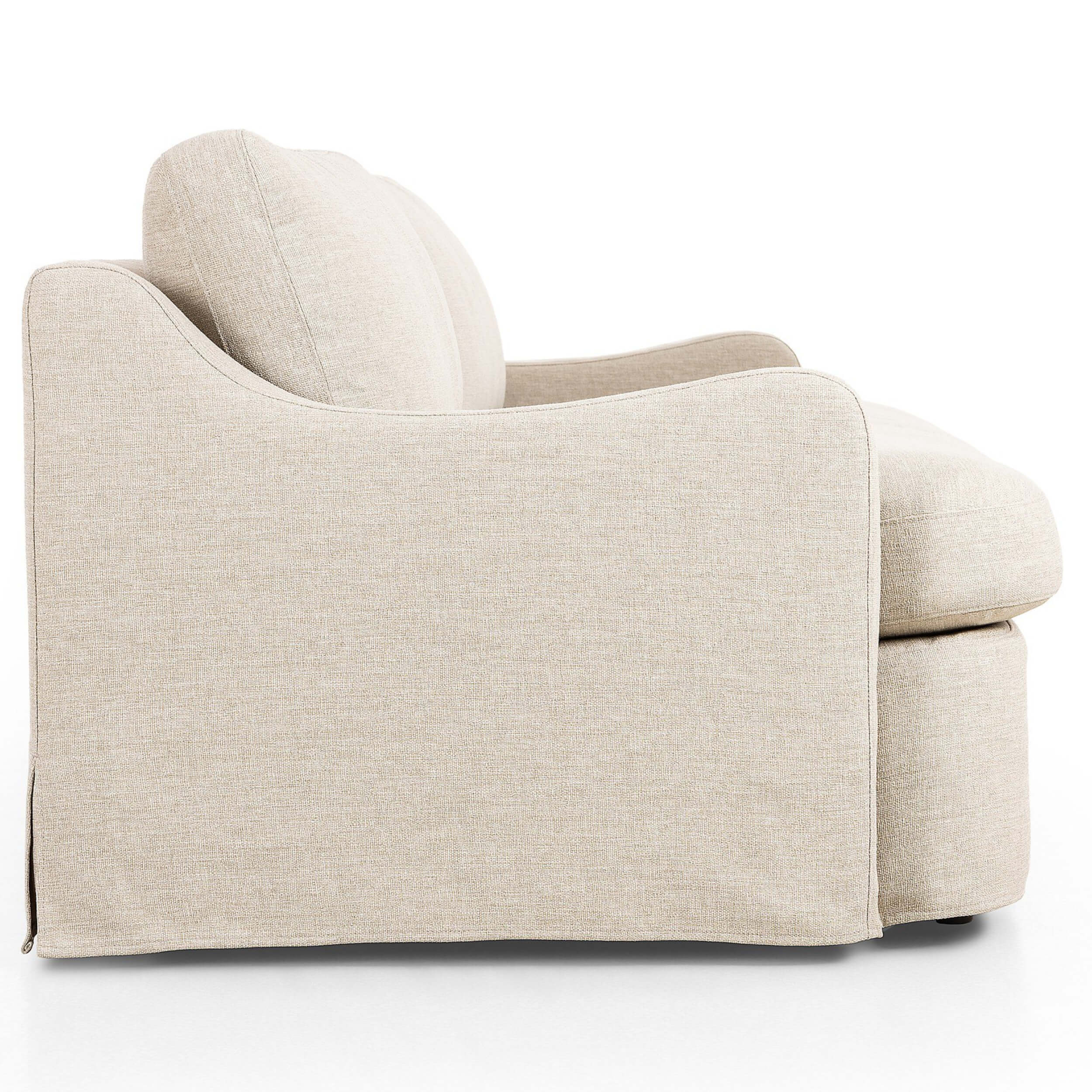 Aurelia 96" Outdoor Slipcover Sofa, Alessi Buff by Amber Lewis x Four Hands - Image 3