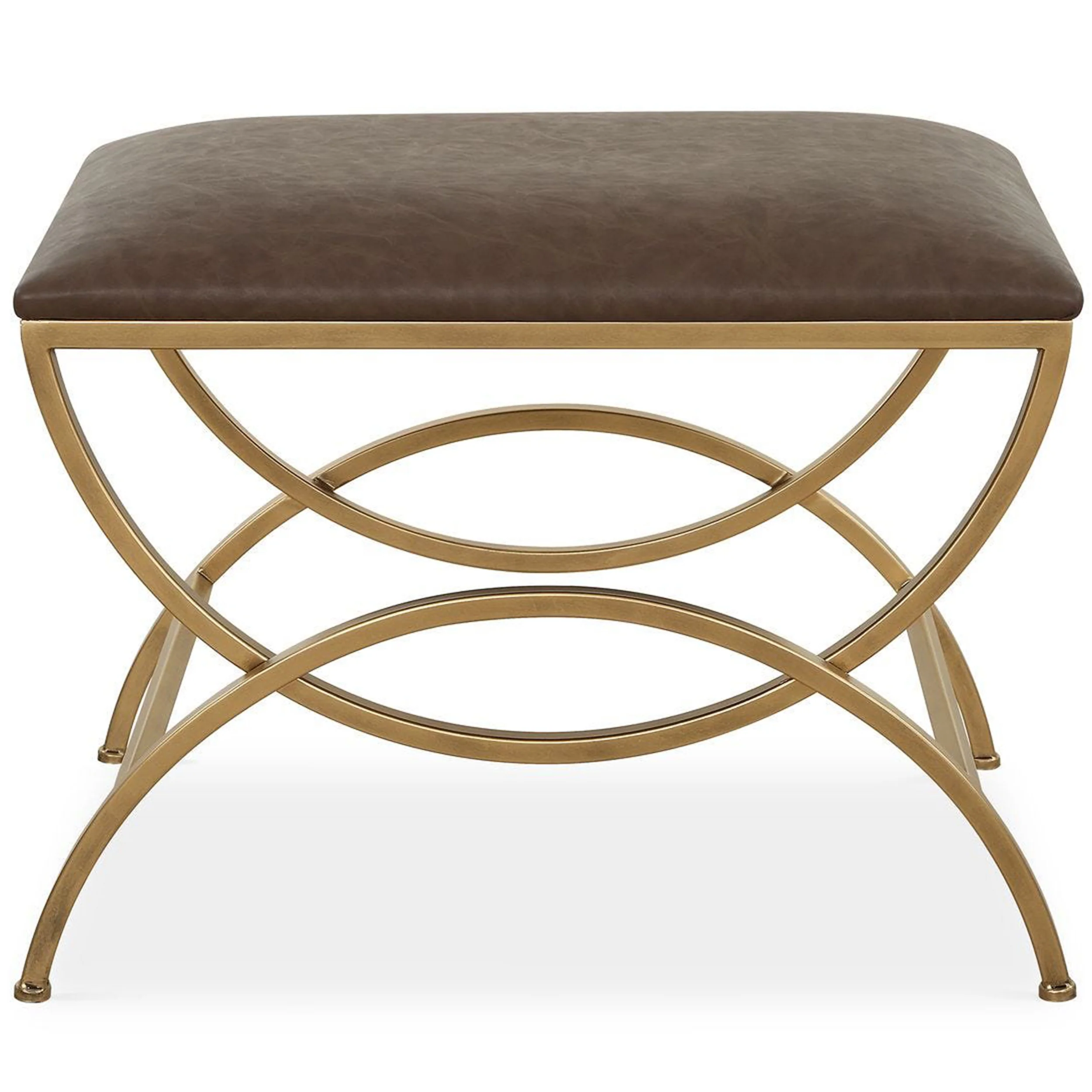 Aurelia Accent Stool, Cocoa Distressed - Image 2