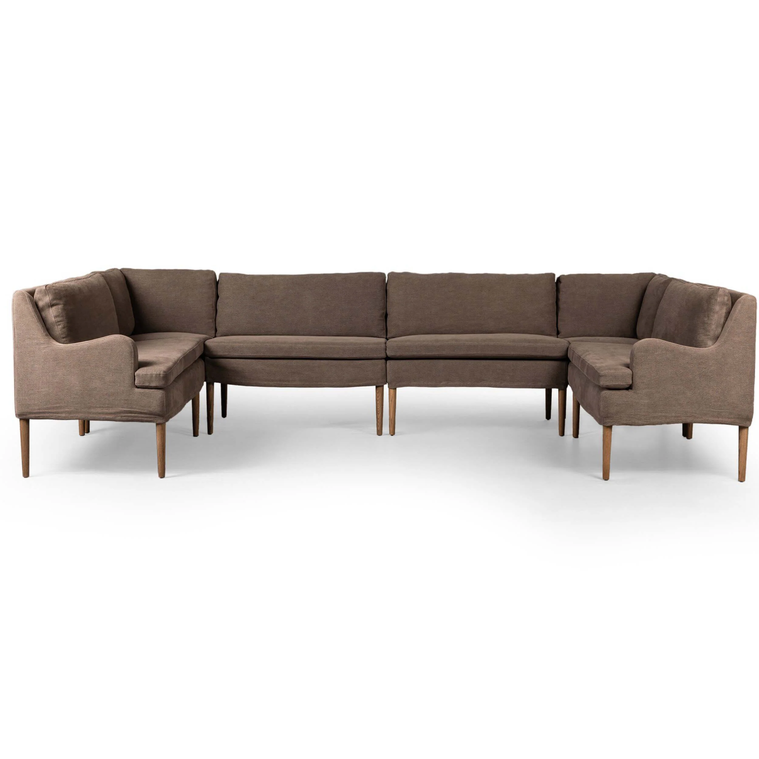 Aurelia Dining U-Shape Banquette, Broadway Coffee by Amber Lewis x Four Hands - Image 6