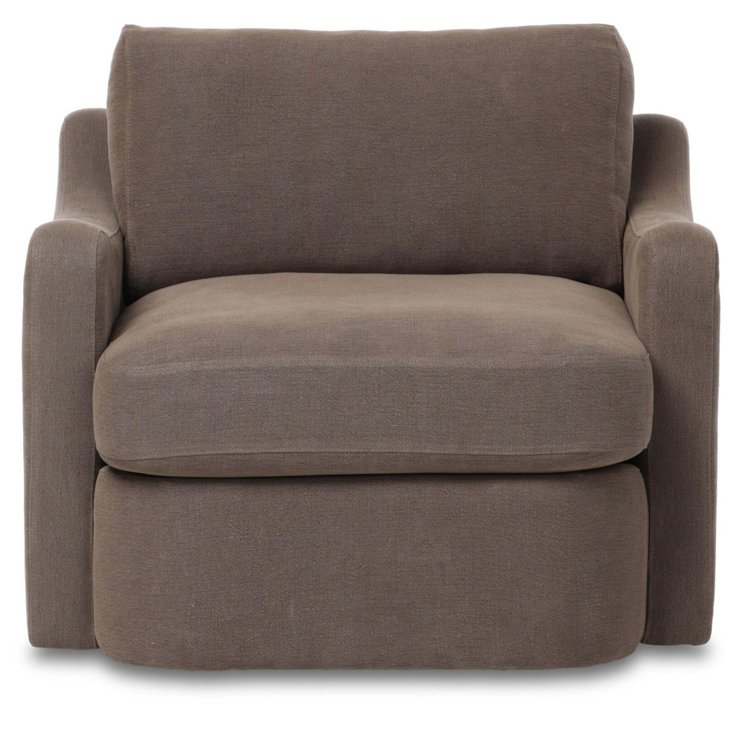 Aurelia Swivel Chair, Broadway Coffee by Amber Lewis x Four Hands - Image 2