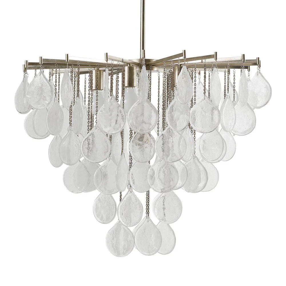 Goccia 6 Light Pendant, Silver - Image 2