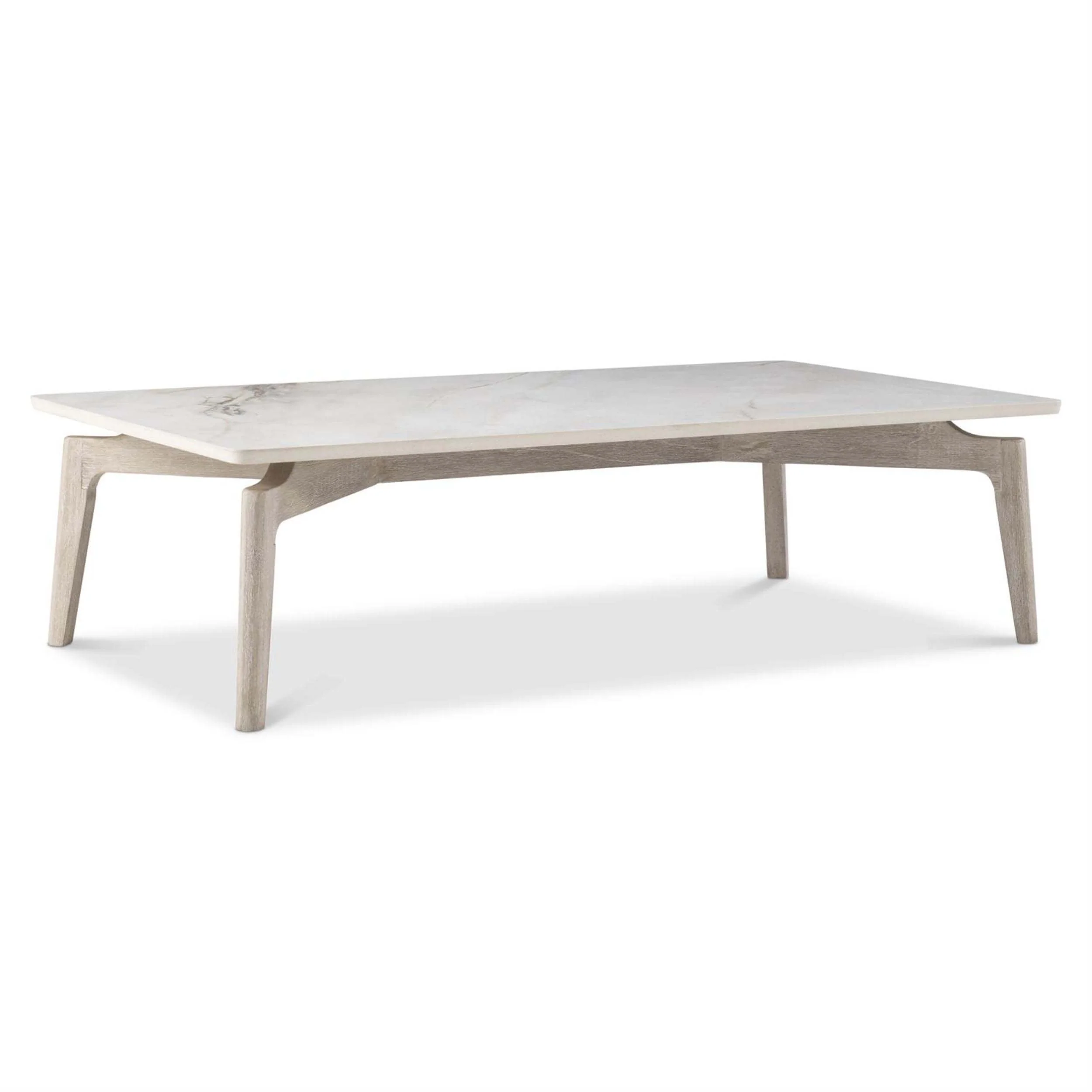 Aurora Rectangular Outdoor Cocktail Table, Warm Shale