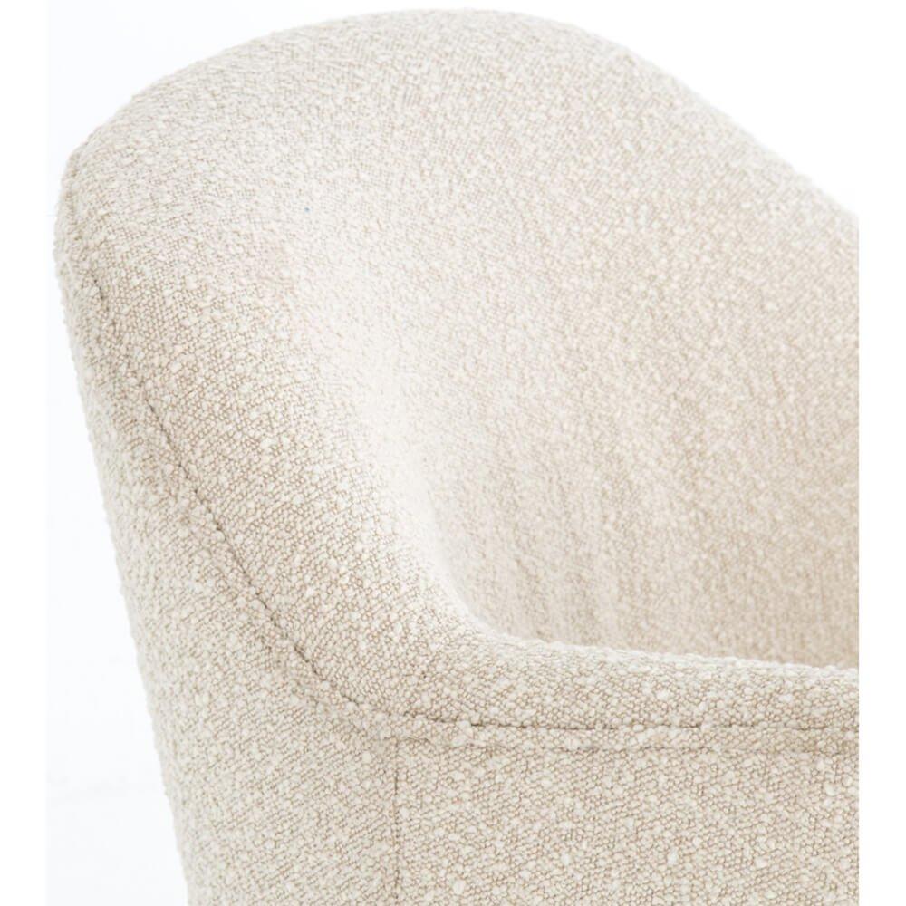 Aurora Swivel Chair, Knoll Natural by Four Hands - Image 5