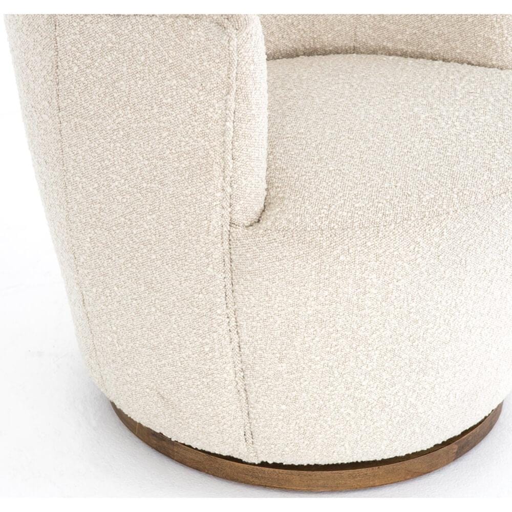 Aurora Swivel Chair, Knoll Natural by Four Hands - Image 8