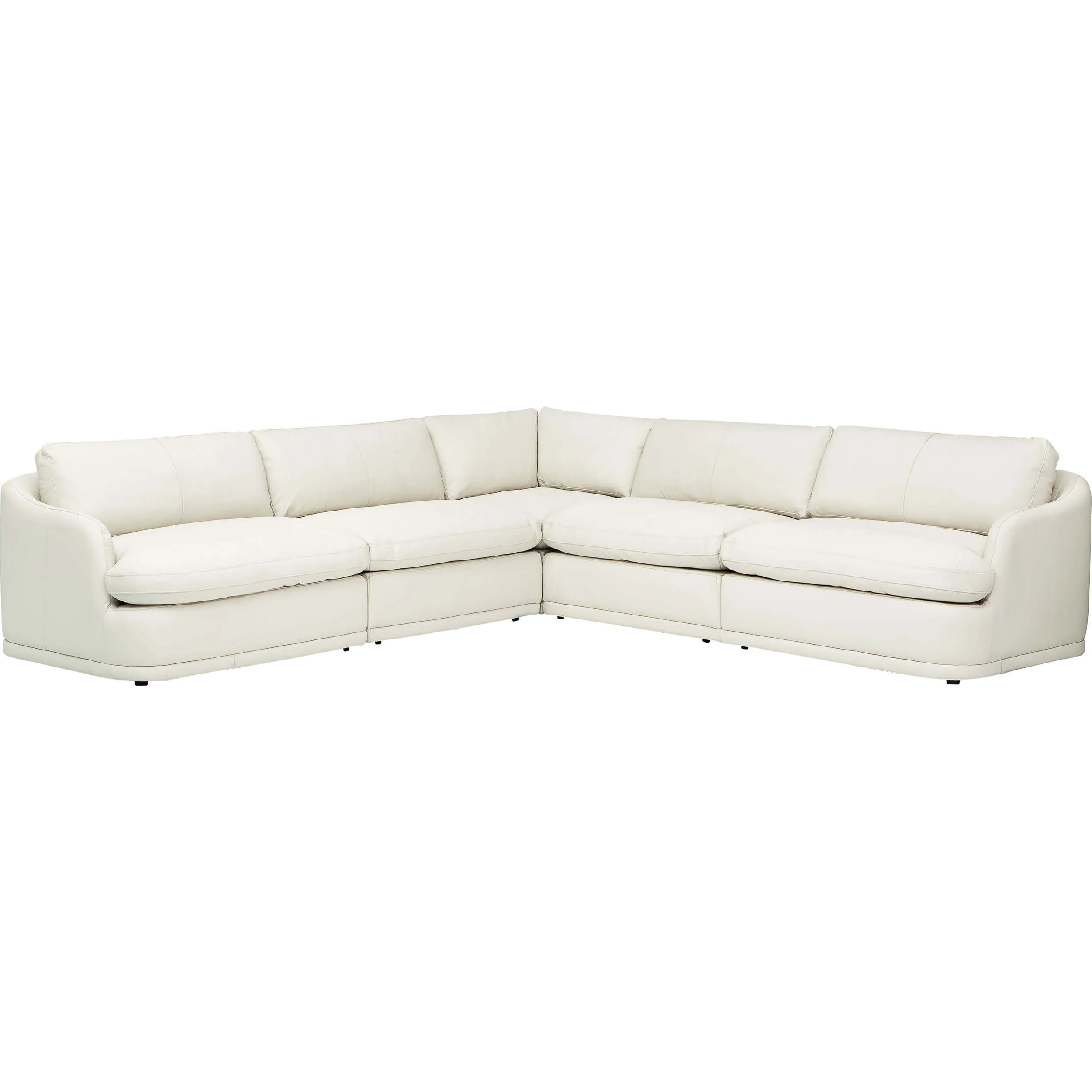 Austen 5 Piece Sectional, Blanca Off-White
