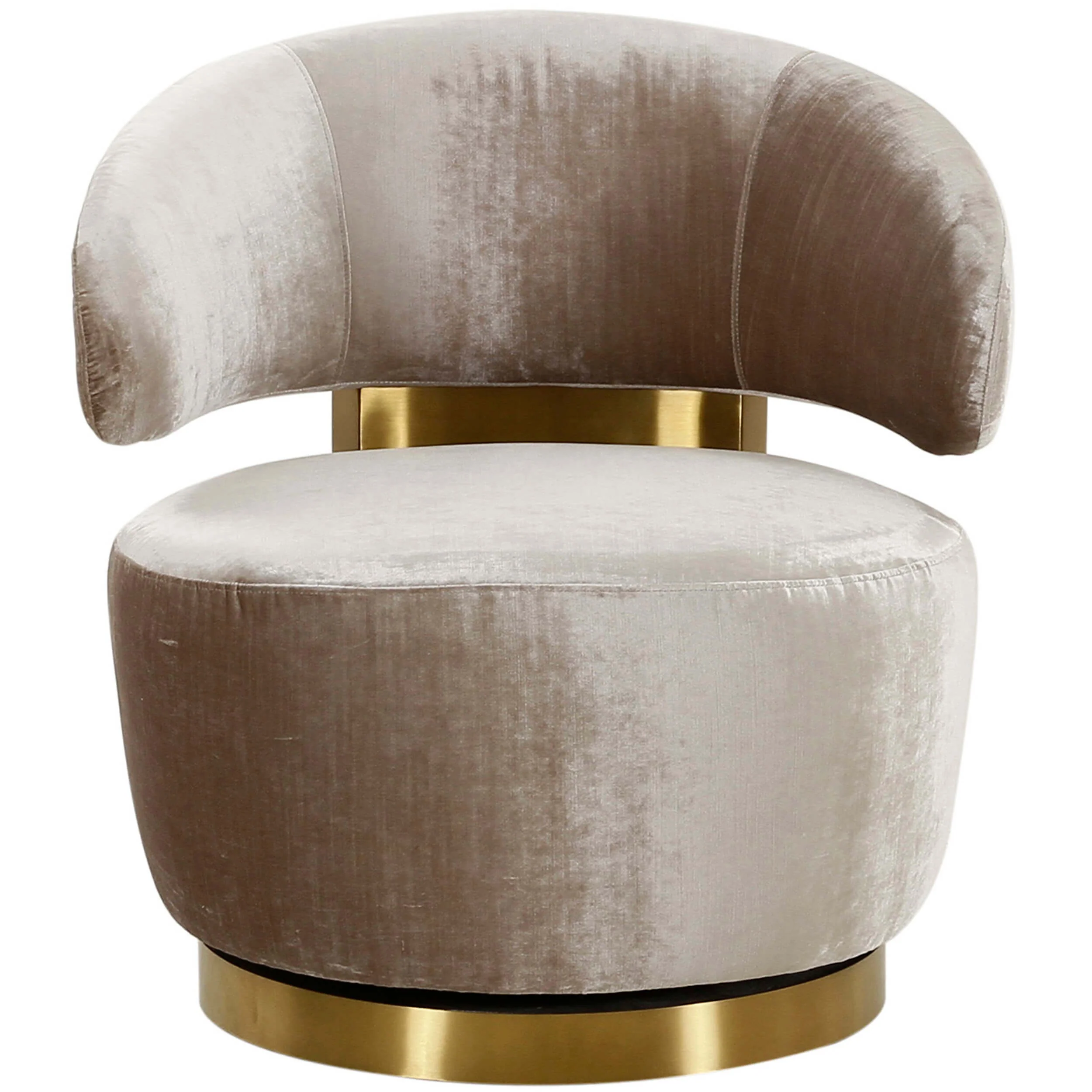 Austin Swivel Chair, Champagne - Image 2