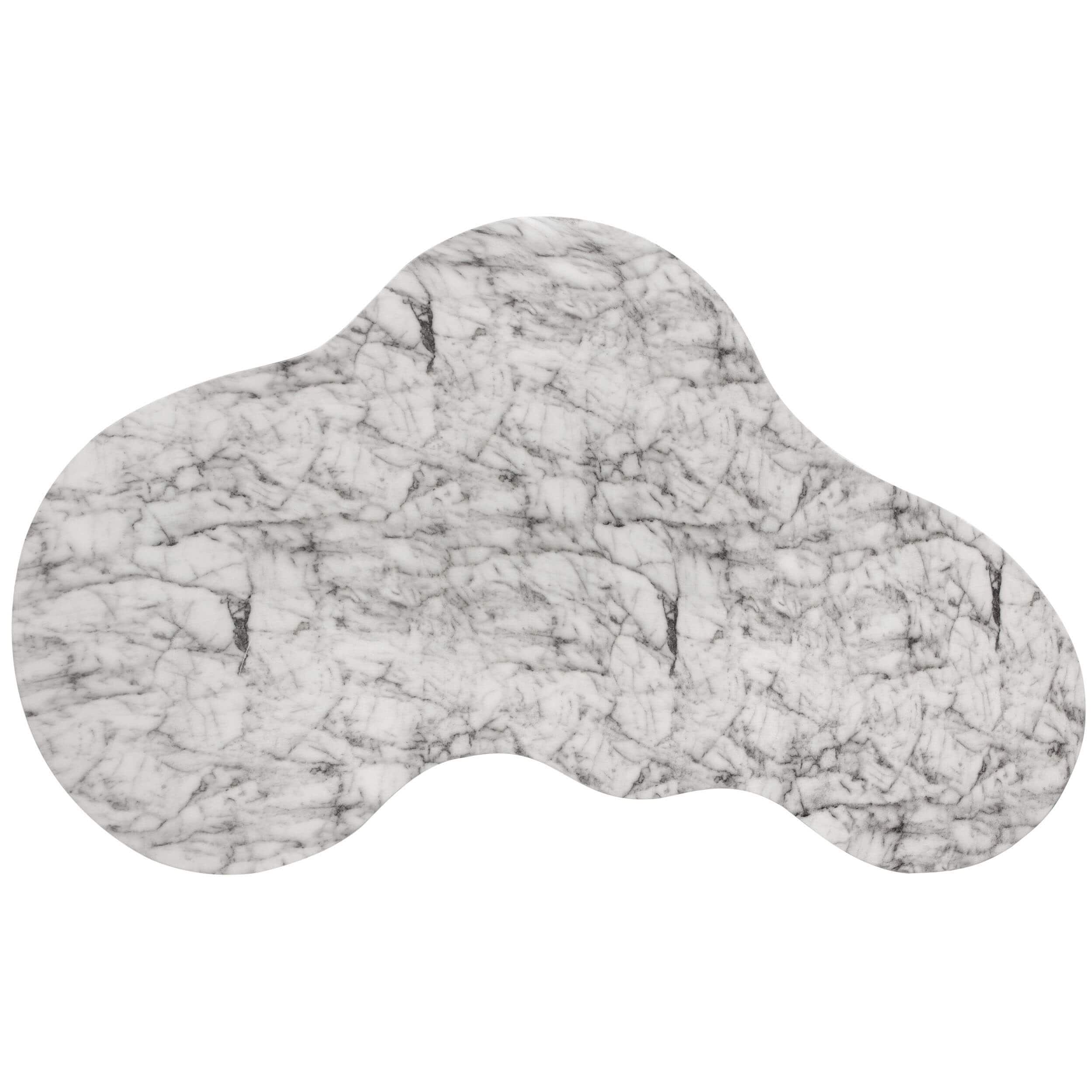 Ava Coffee Table, White Marble Look - Image 3