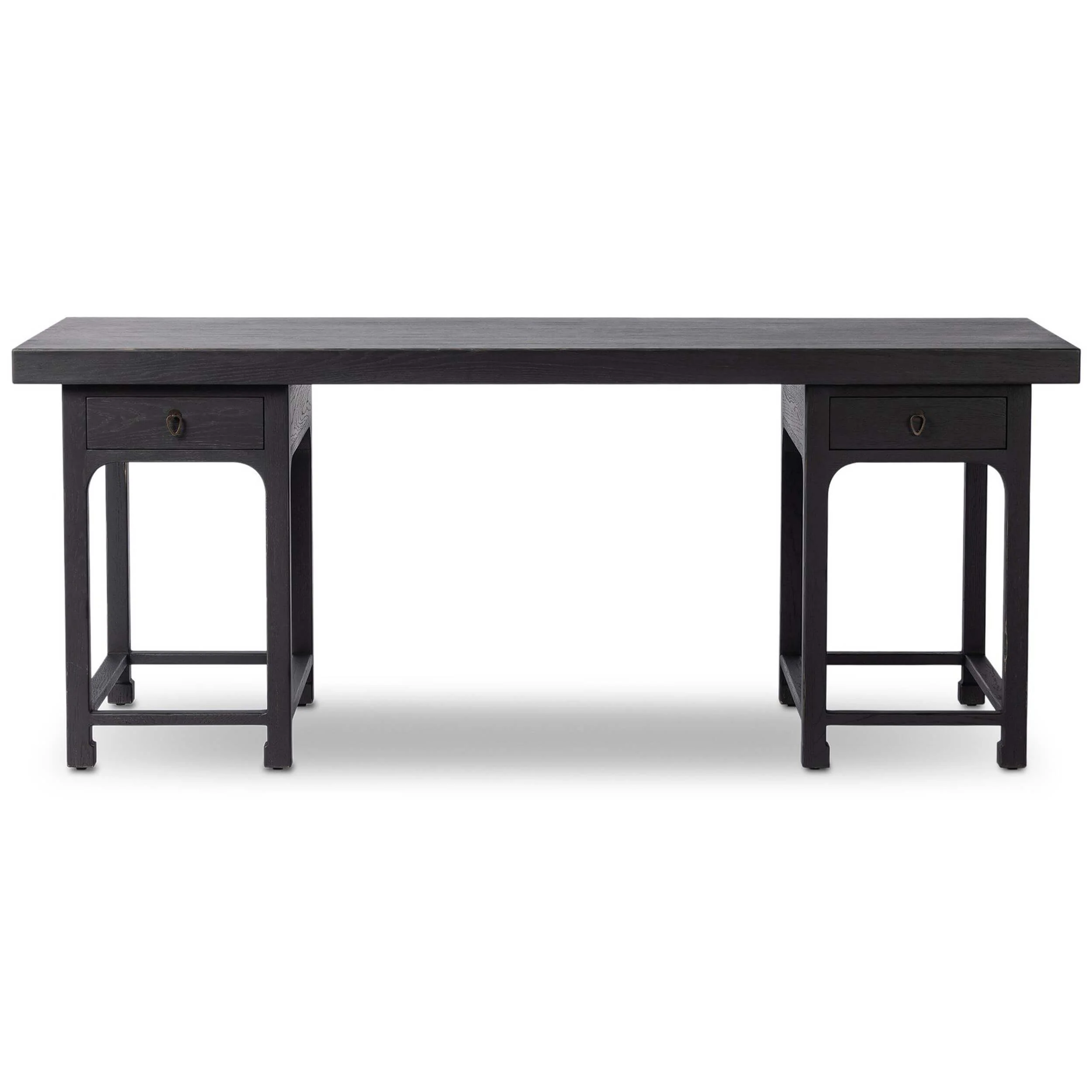 Avedon Desk, Aged Black by Four Hands - Image 2