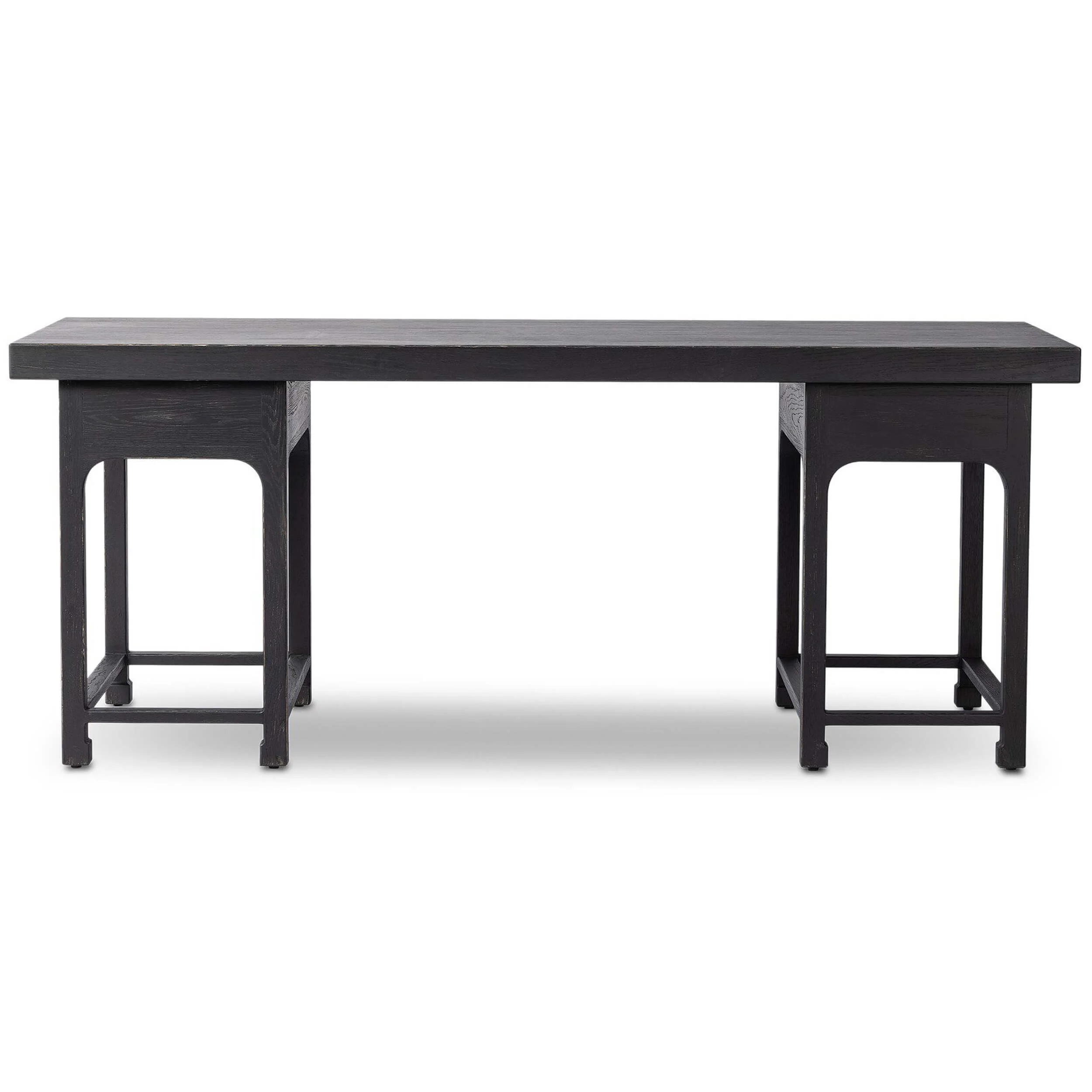 Avedon Desk, Aged Black by Four Hands - Image 3