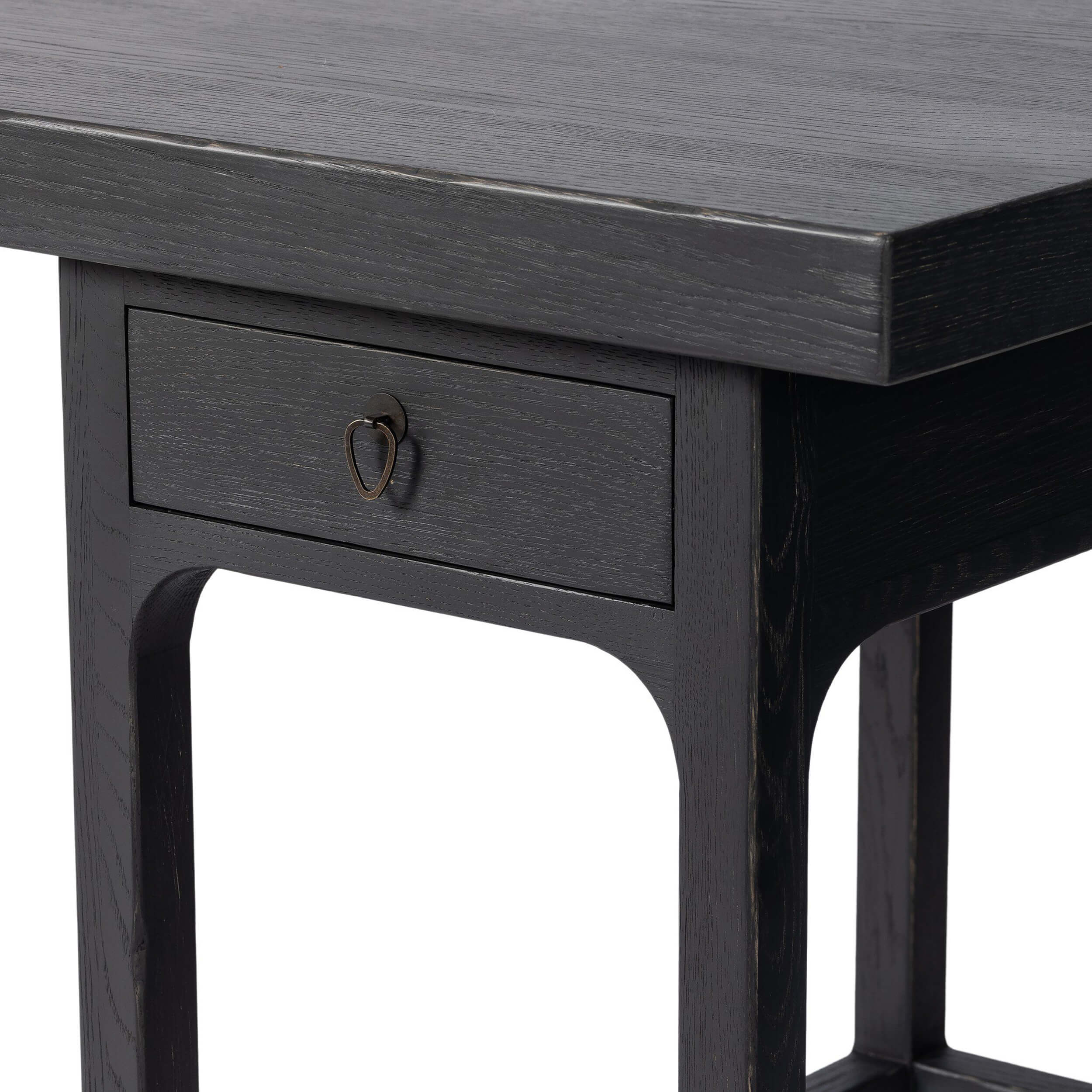 Avedon Desk, Aged Black by Four Hands - Image 5