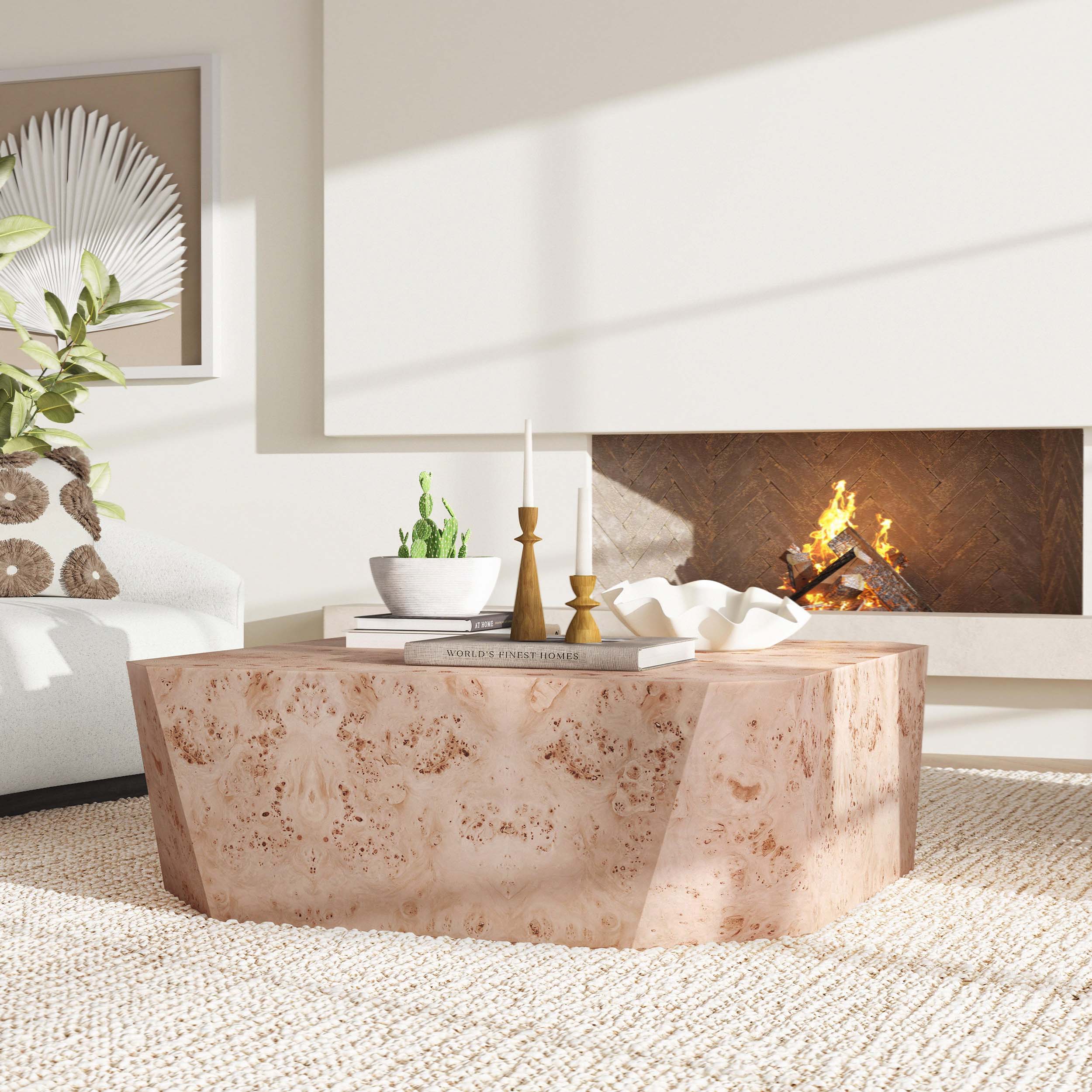 Avena Square Coffee Table, Natural - Image 4