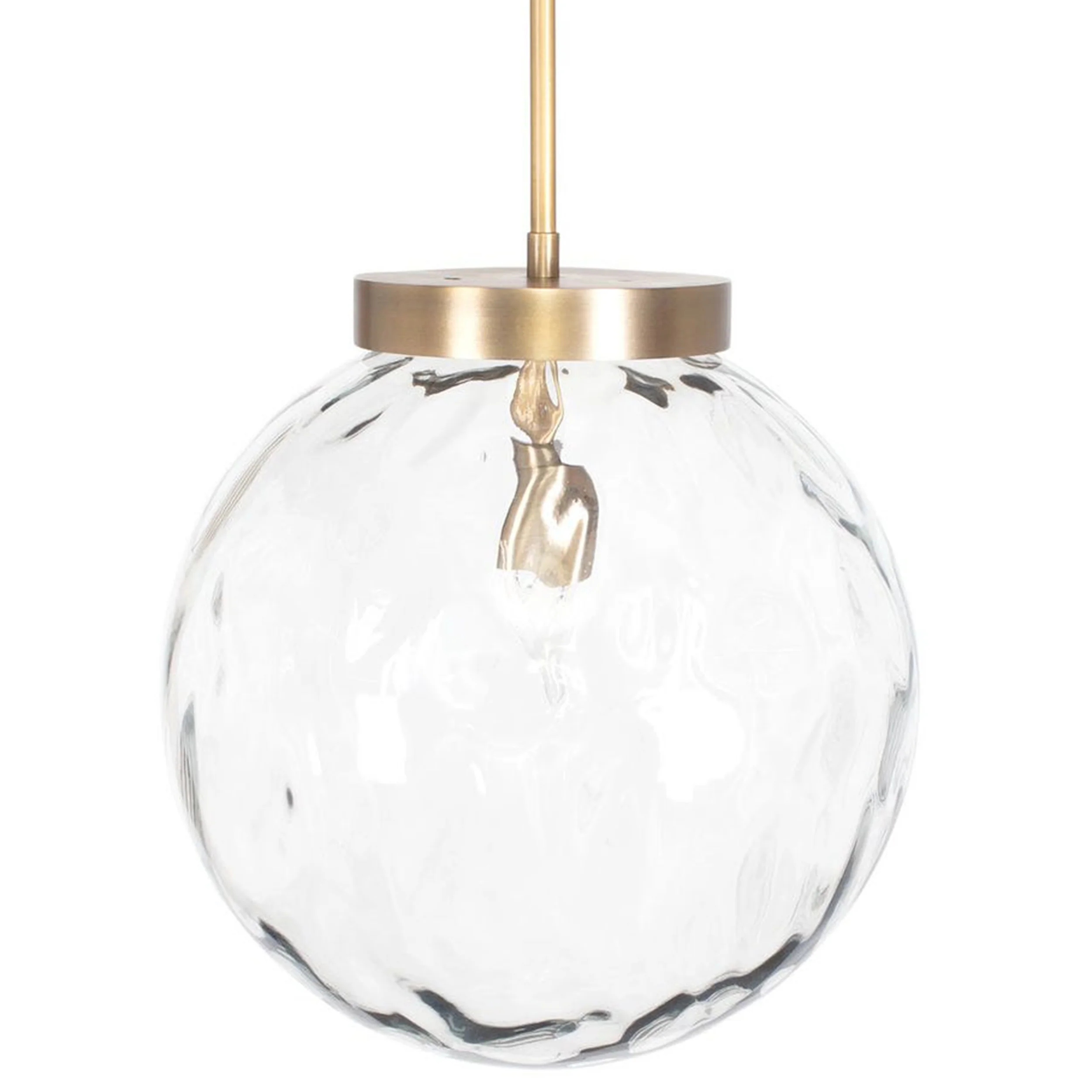 Gaia 1 Light Pendant, Antique Brass - Image 2