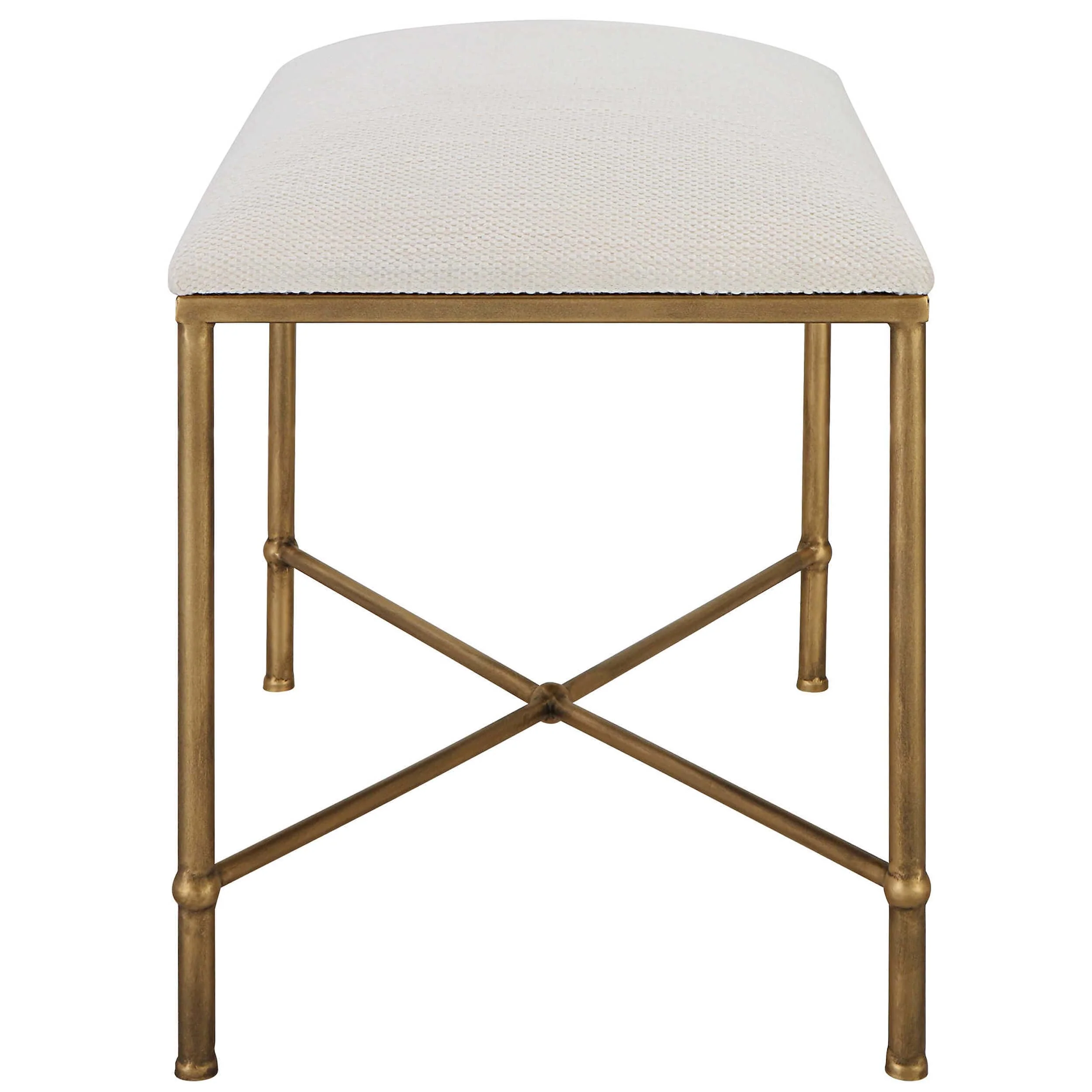 Avenham Small Bench, Gold - Image 2