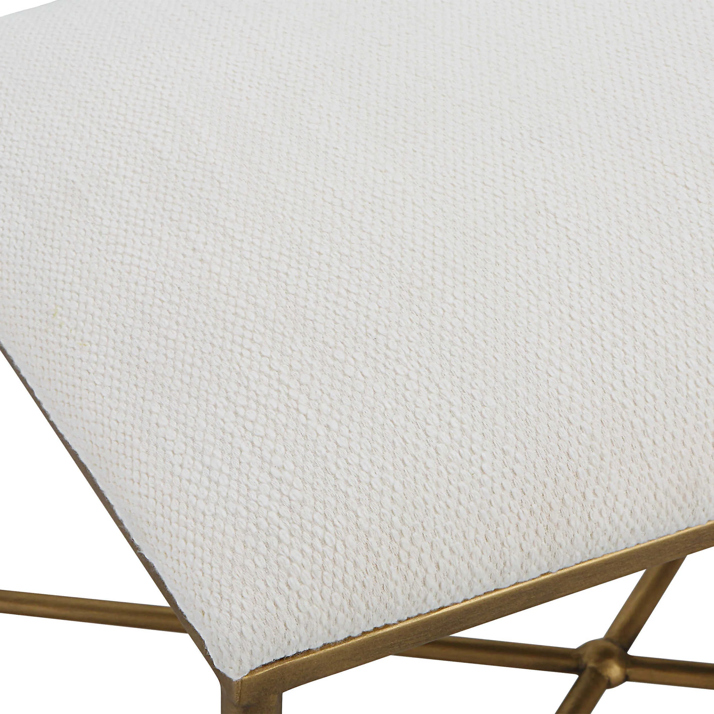 Avenham Small Bench, Gold - Image 4