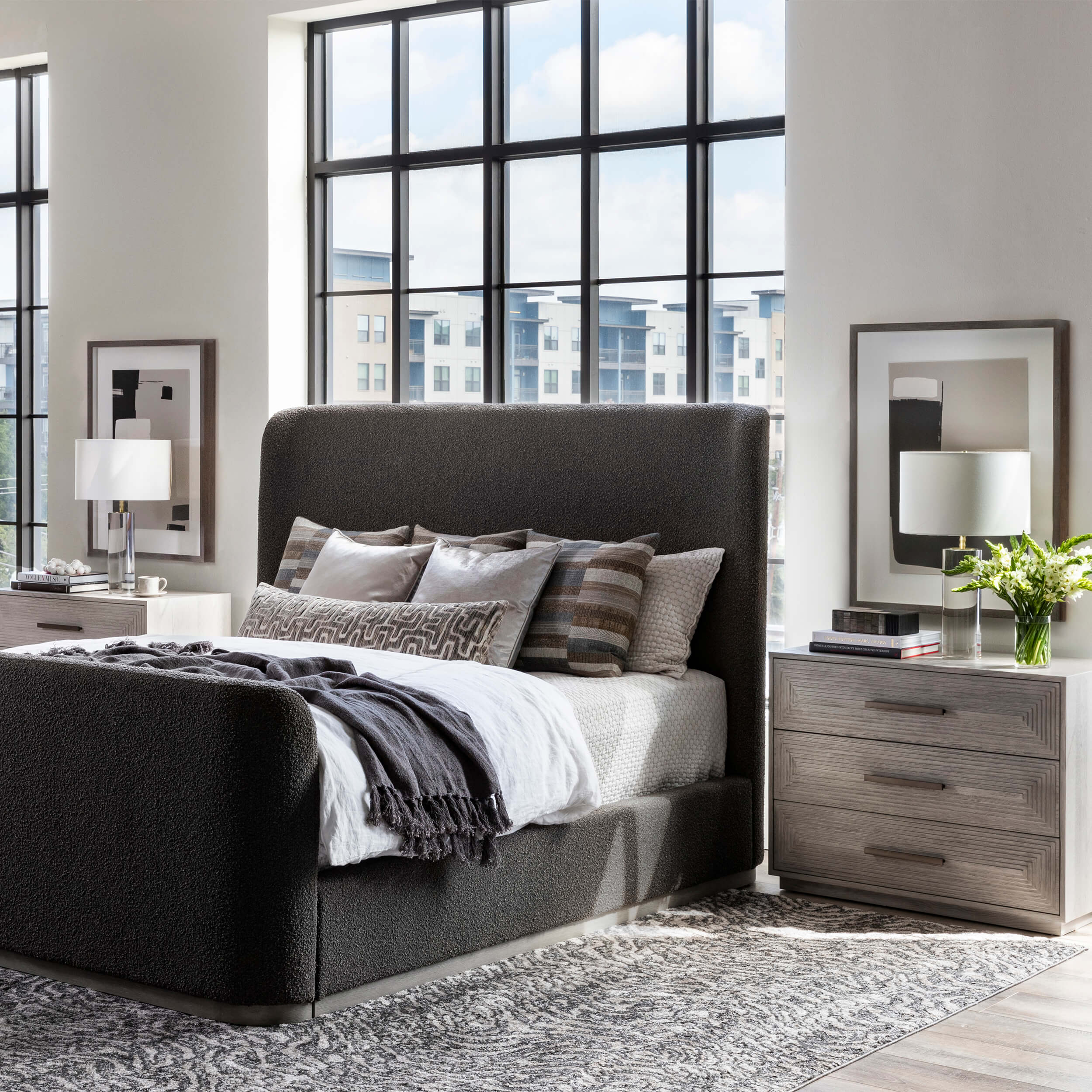 Avery Bed, River Stone - Image 4